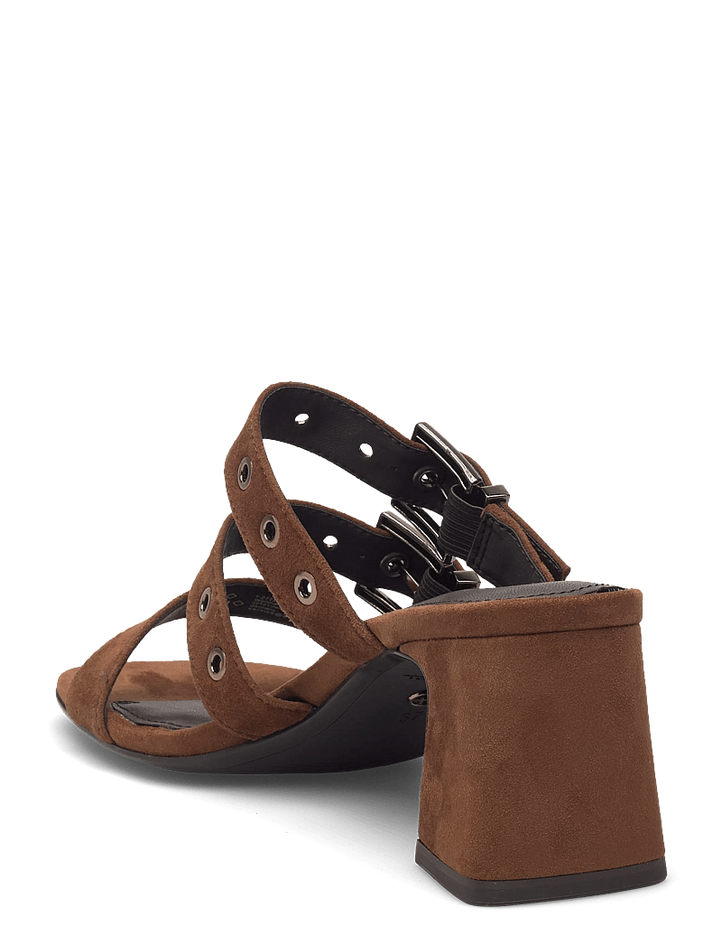 Tamaris - Women Slides - pantoletten mit absätzen - cognac - 2