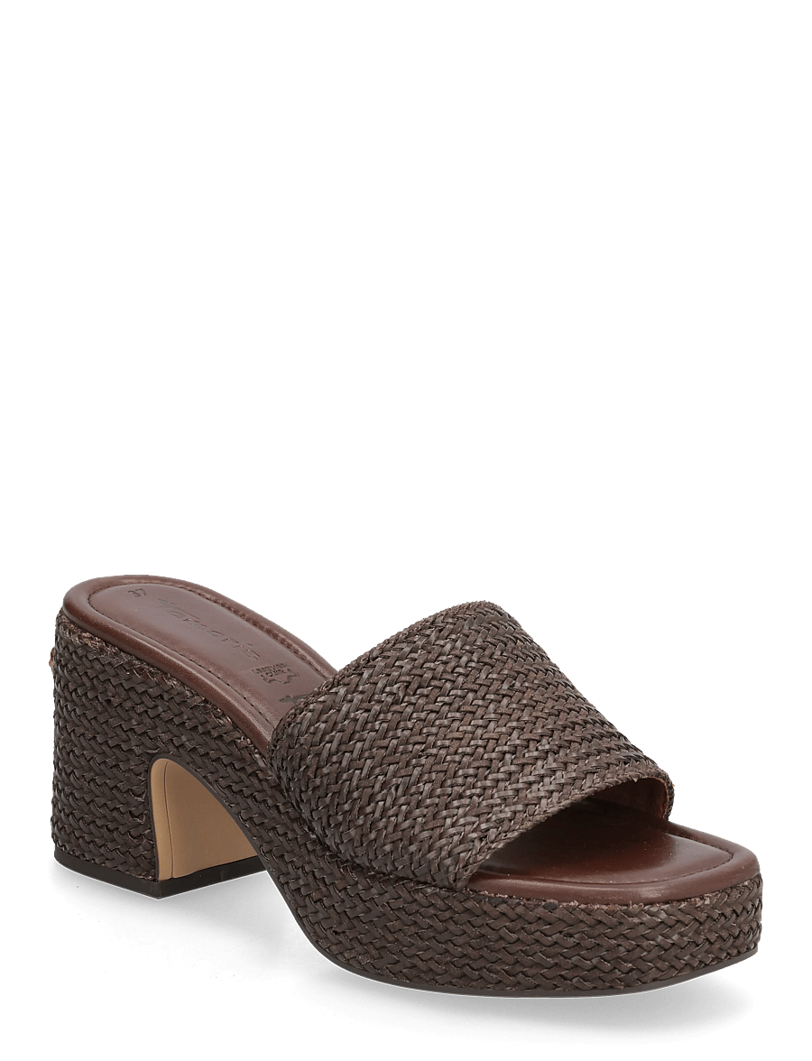 Tamaris - Women Slides - heeled mules - mocca - 1