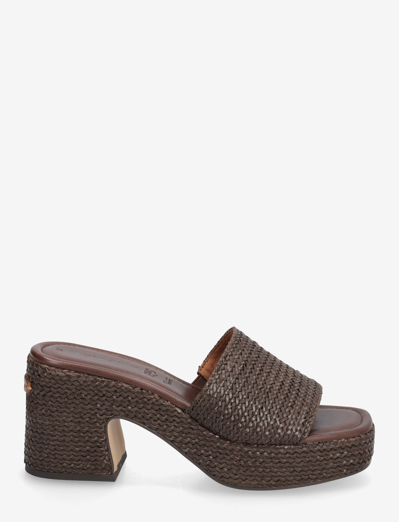 Tamaris - Women Slides - mules med hæle - mocca - 2