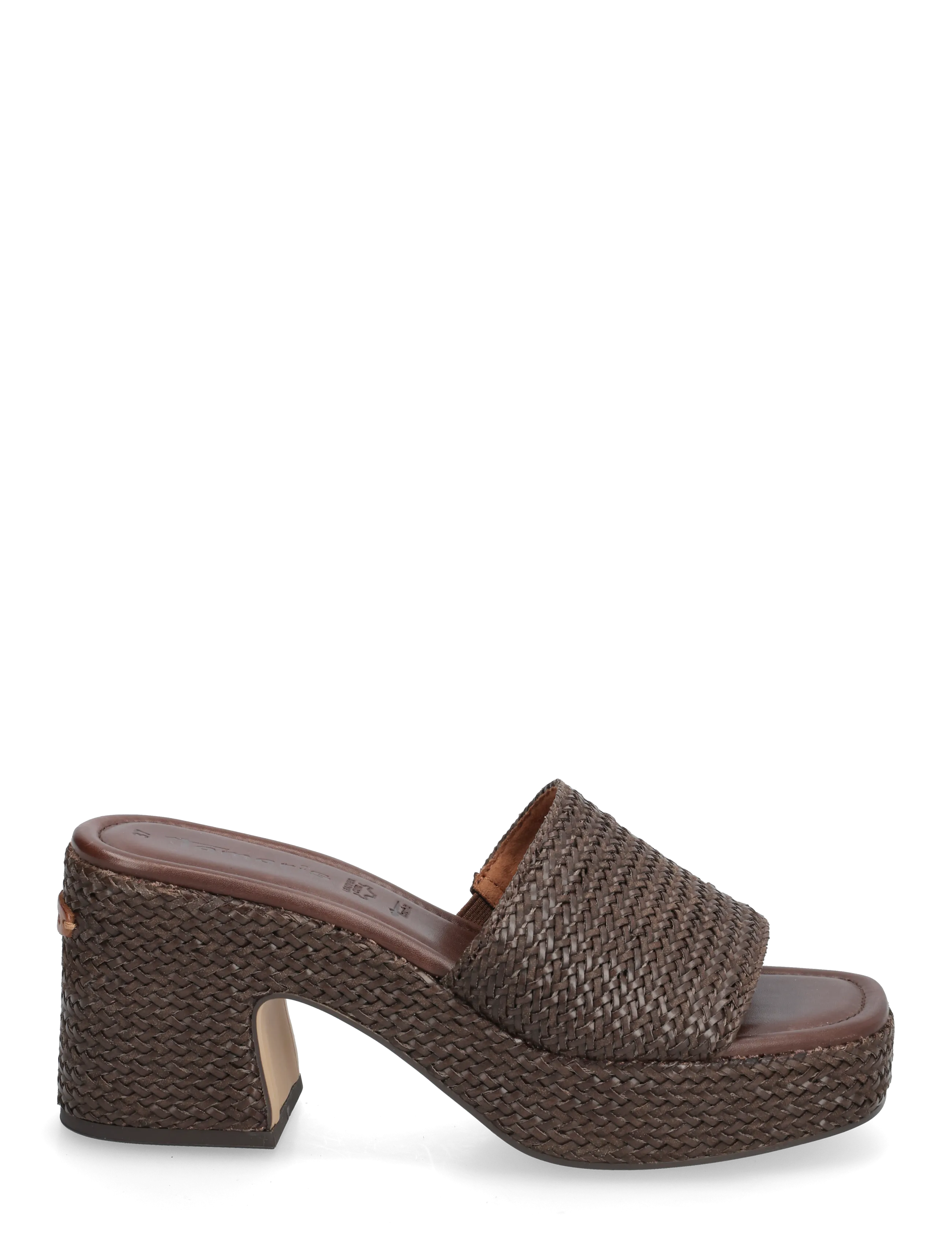 Tamaris - Women Slides - pantoletten mit absätzen - mocca - 2