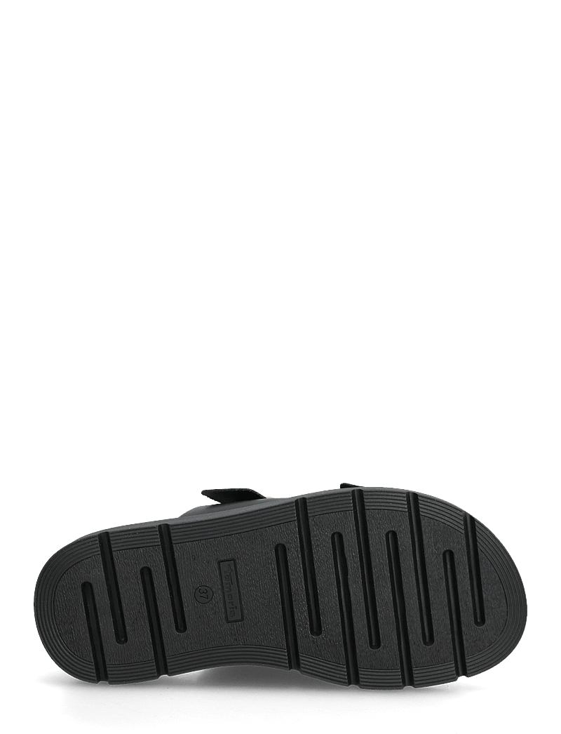 Tamaris - Women Slides - platte sandalen - black leather - 4