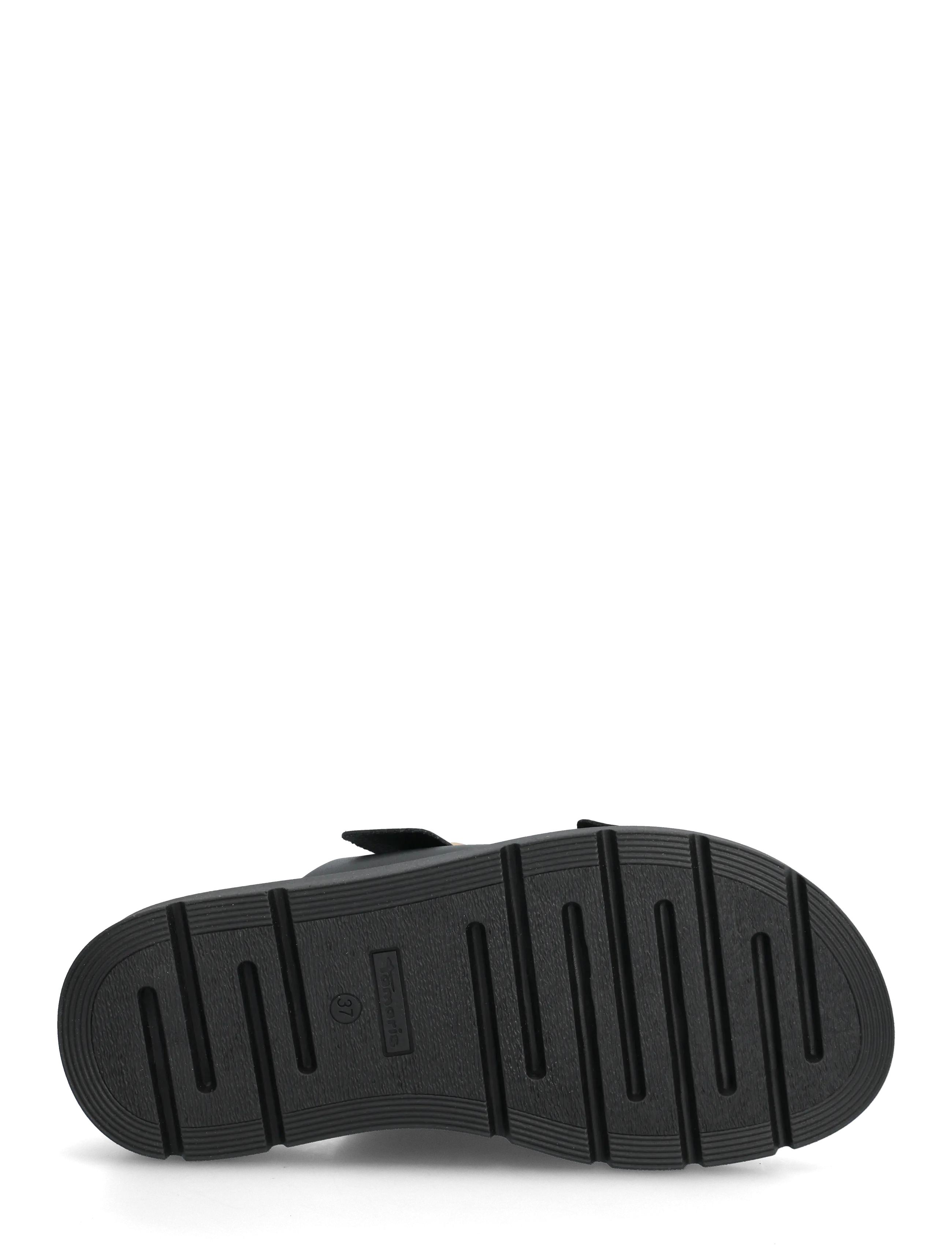 Tamaris - Women Slides - flache sandalen - black leather - 4