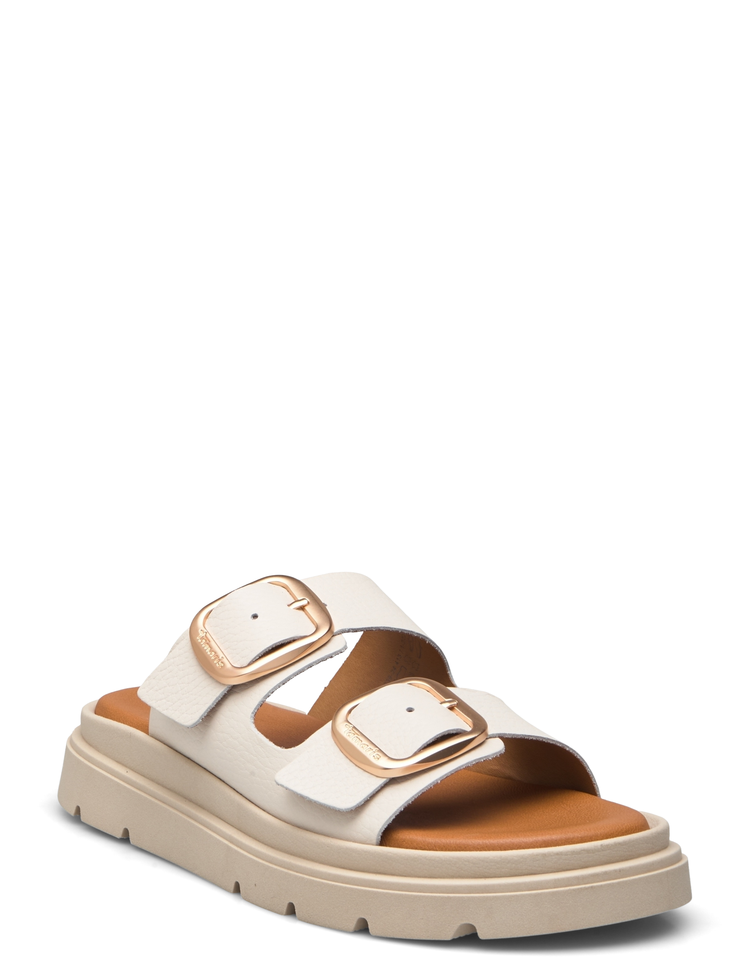 TAMARIS Damen Slides Beige - 42 - Damen