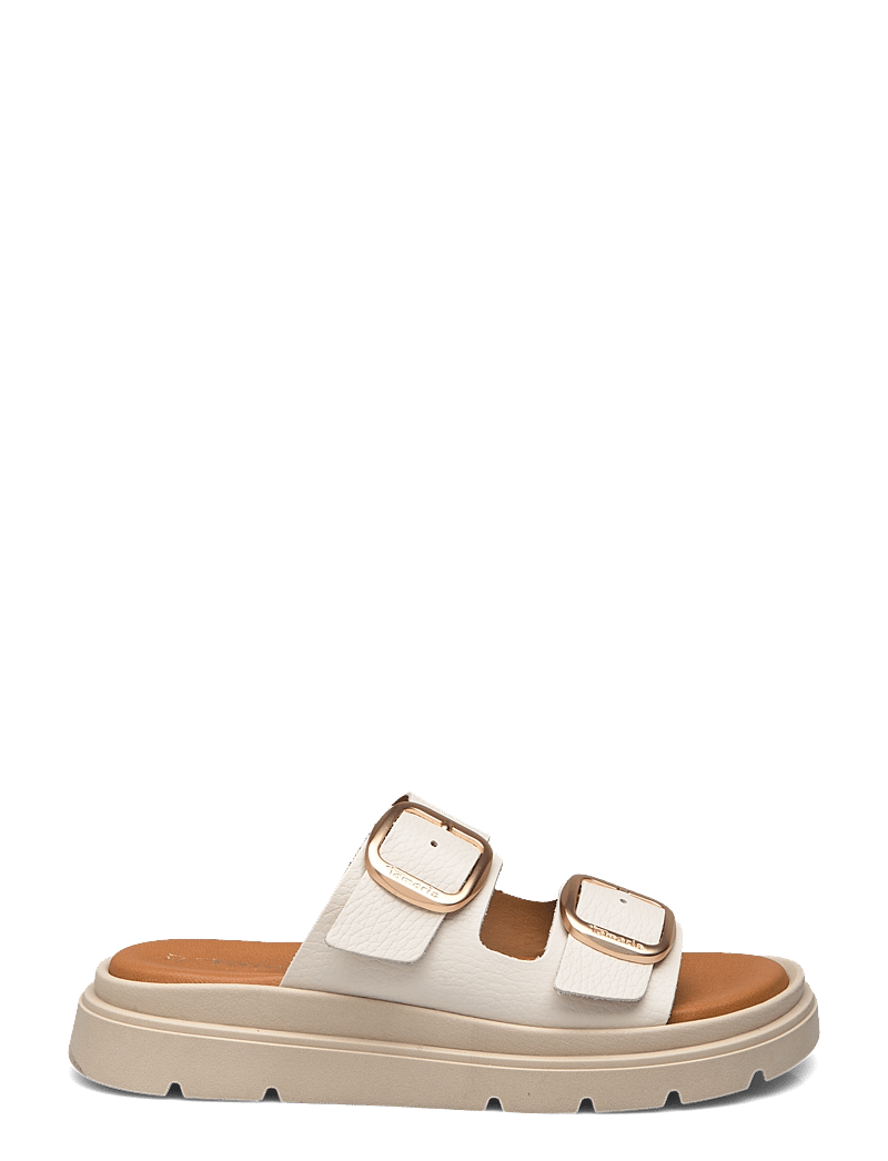 Tamaris - Women Slides - lygiapadės basutės - ivory leather - 1