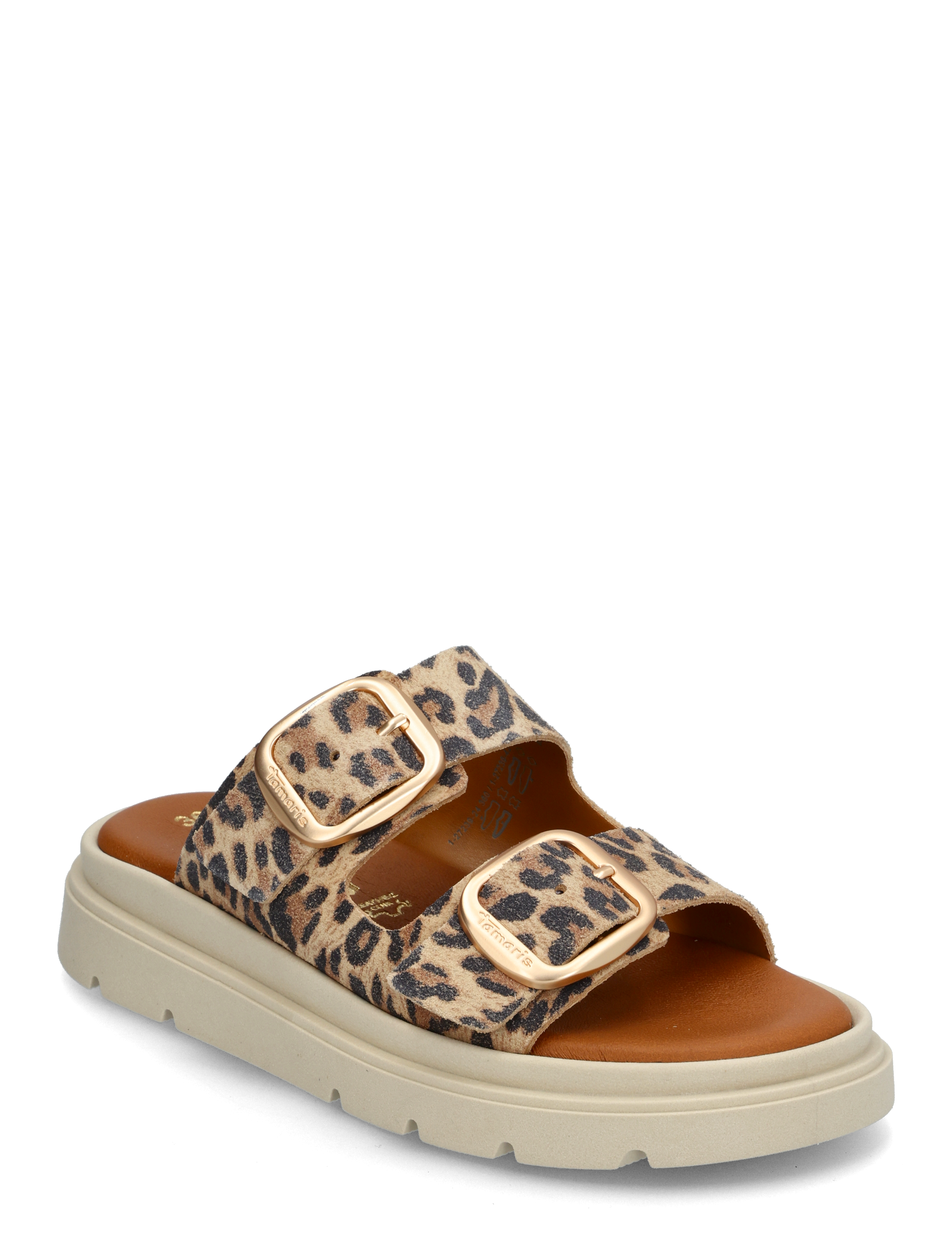TAMARIS Damen Slides Beige - 40 - Damen