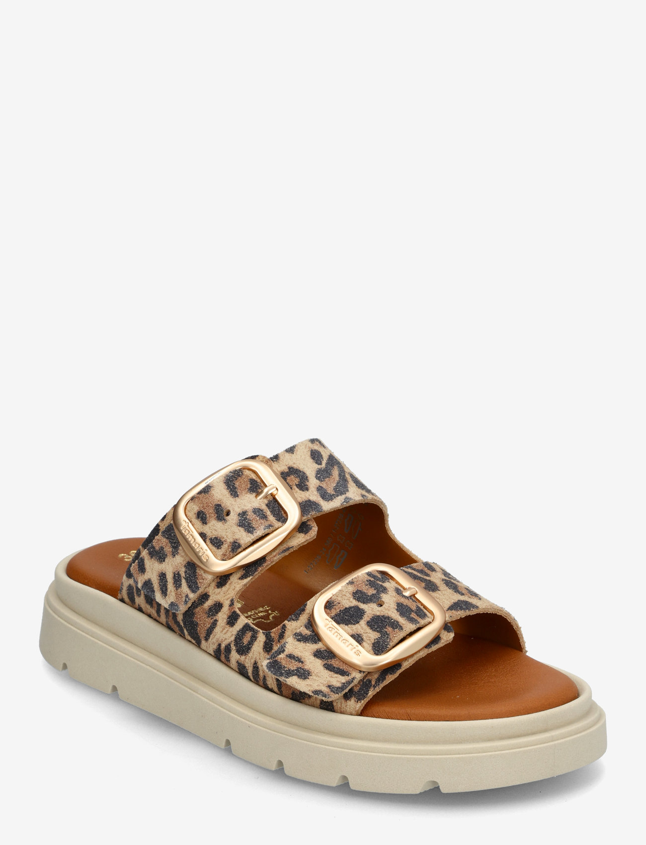Tamaris - Women Slides - flat sandals - leopard - 0