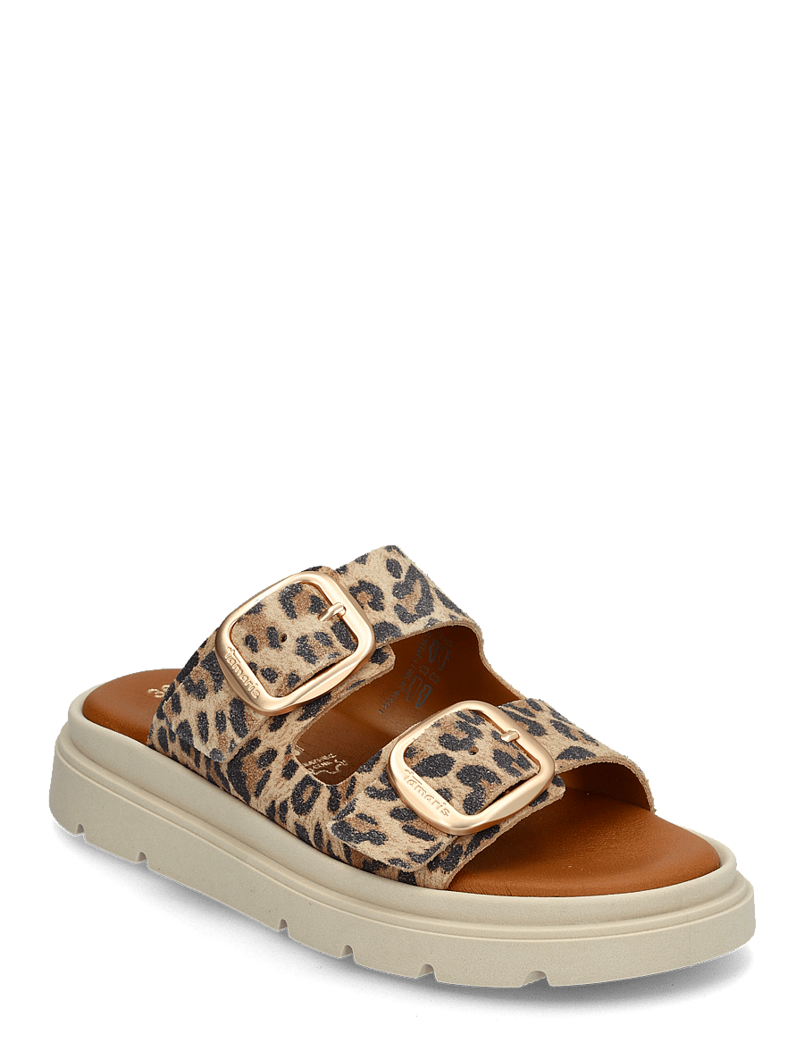 Tamaris - Women Slides - matalat sandaalit - leopard - 0