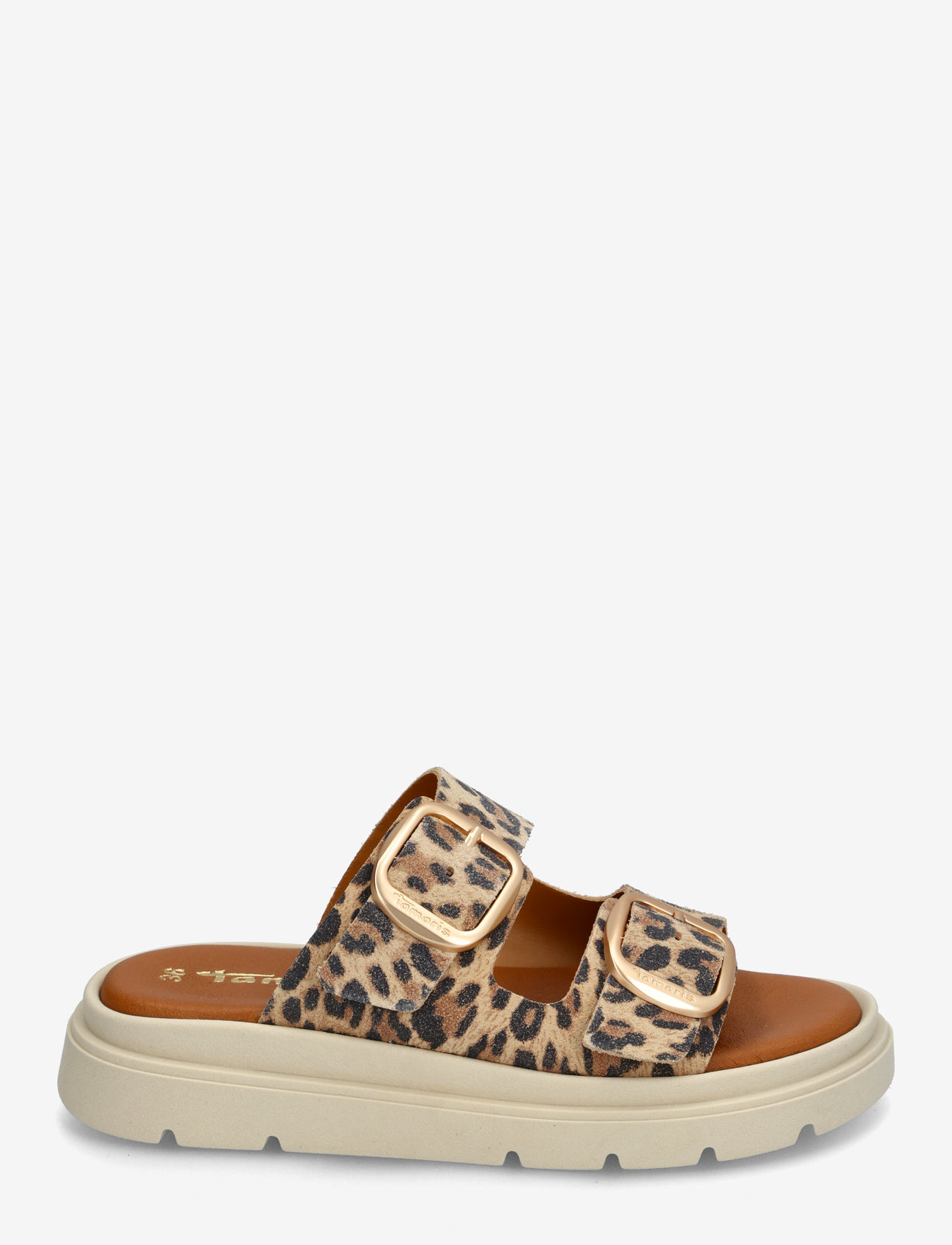 Tamaris - Women Slides - flat sandals - leopard - 1