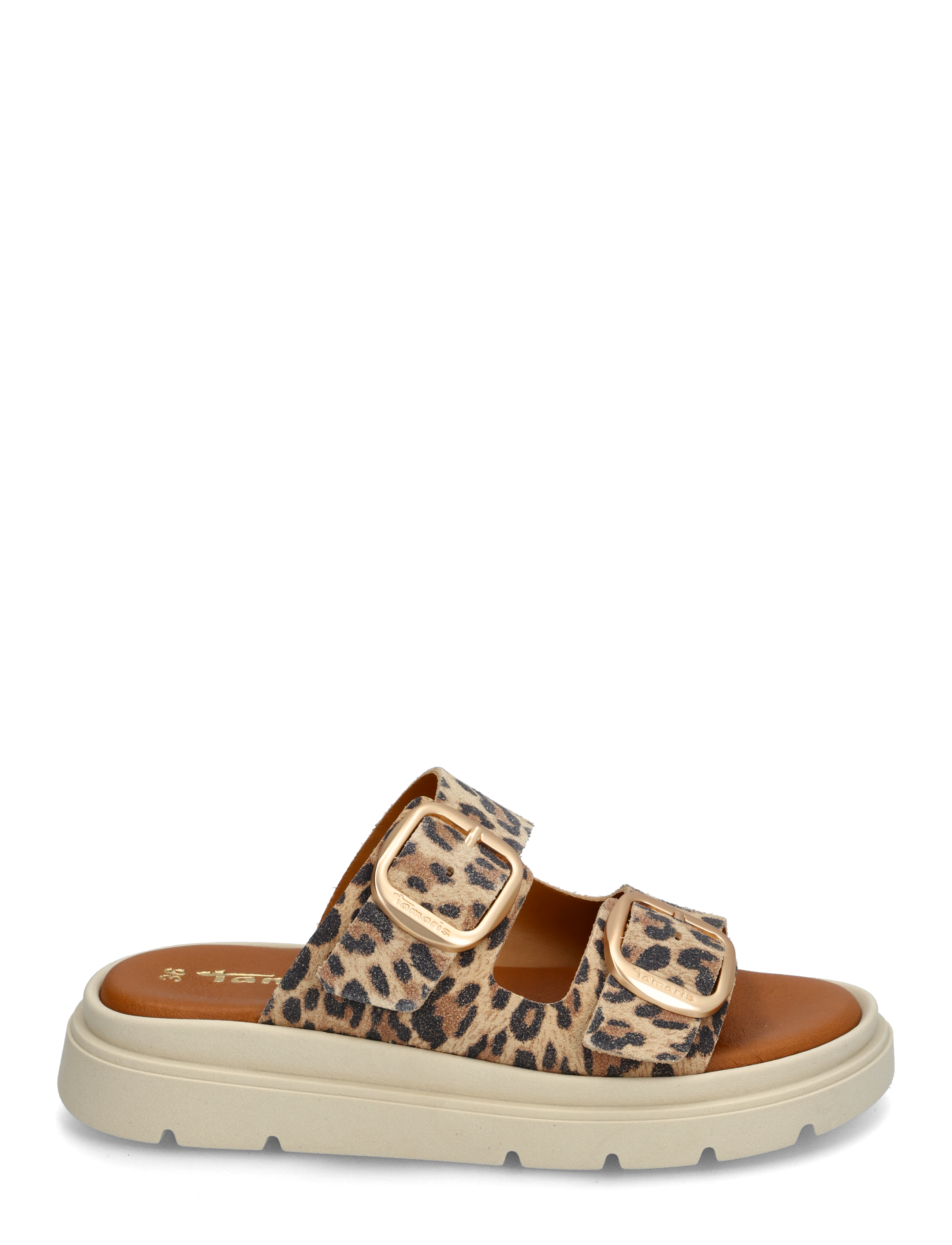 Tamaris - Women Slides - flade sandaler - leopard - 1
