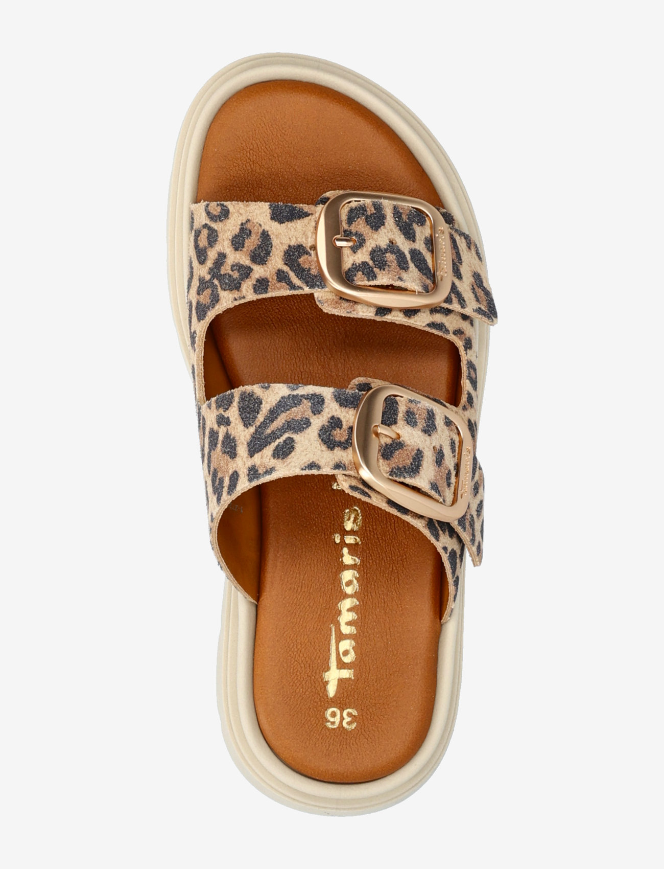 Tamaris - Women Slides - flat sandals - leopard - 3