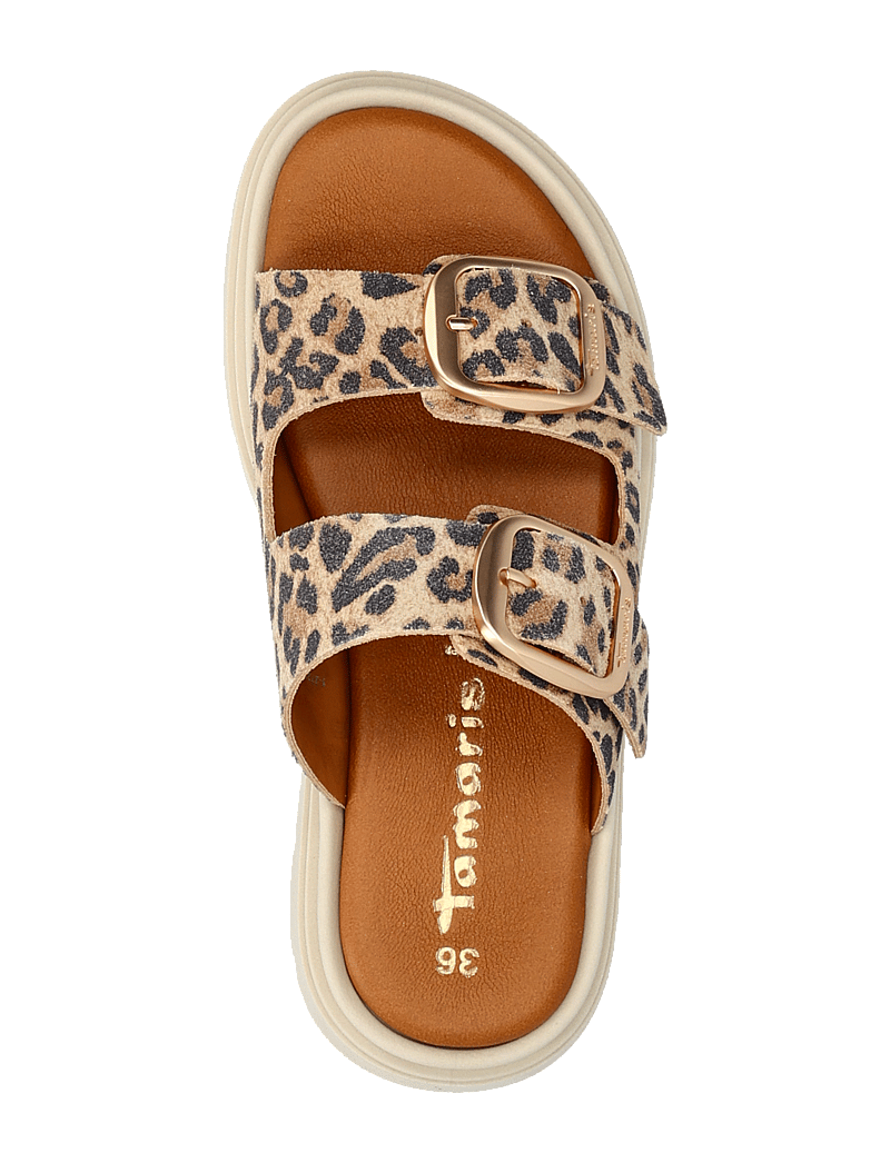 Tamaris - Women Slides - flat sandals - leopard - 3