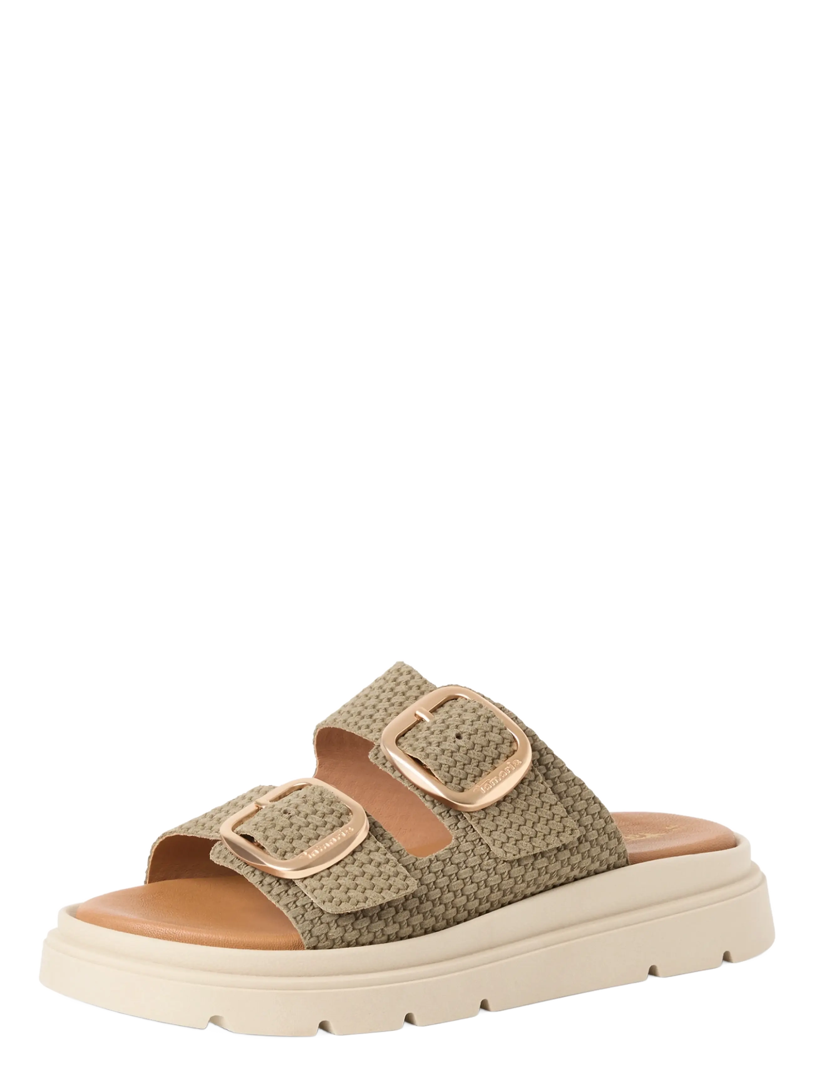 Tamaris Women Slides - Sandaler - OLIVE STRUCTURE / khaki/green