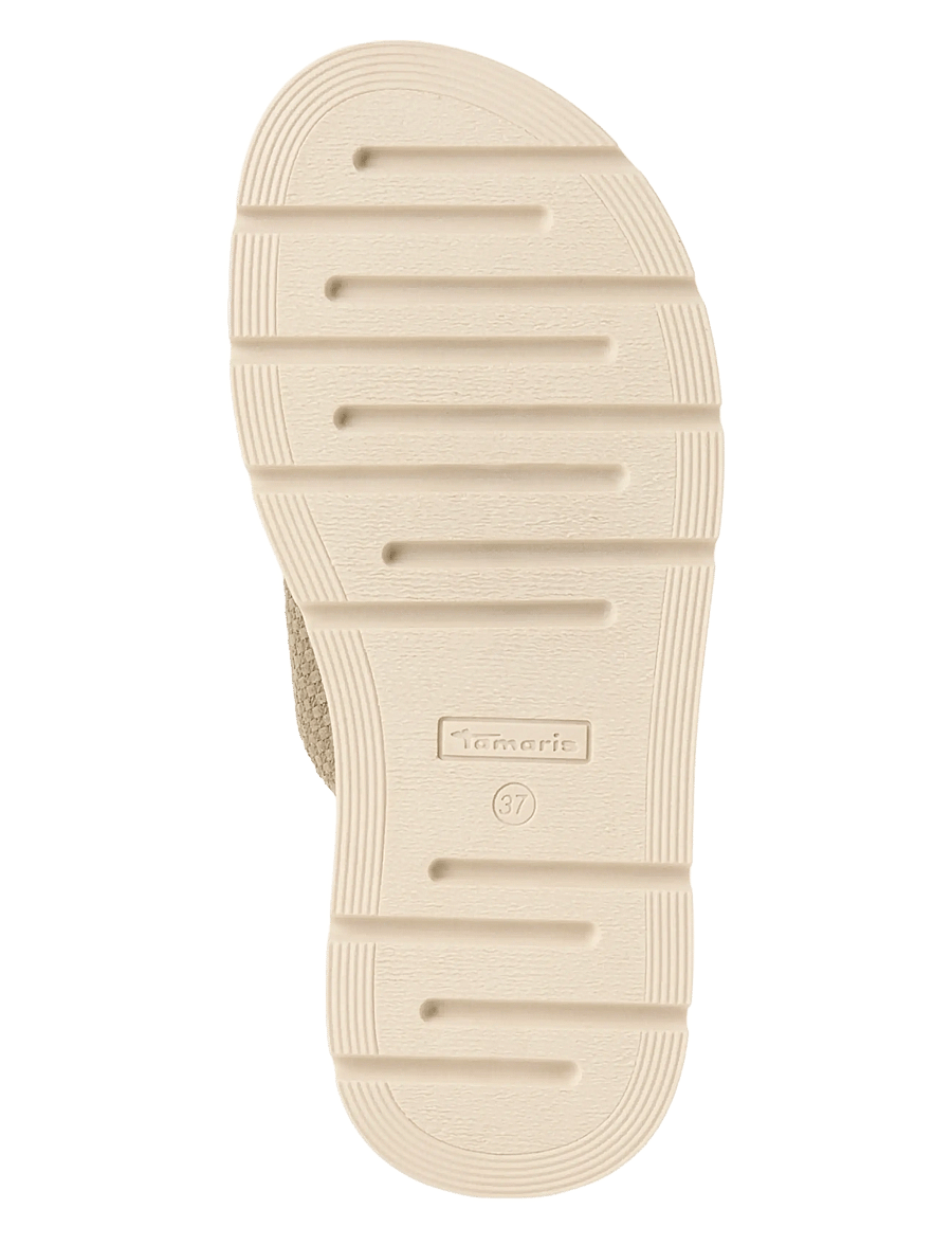 Tamaris - Women Slides - flache sandalen - olive structure - 3