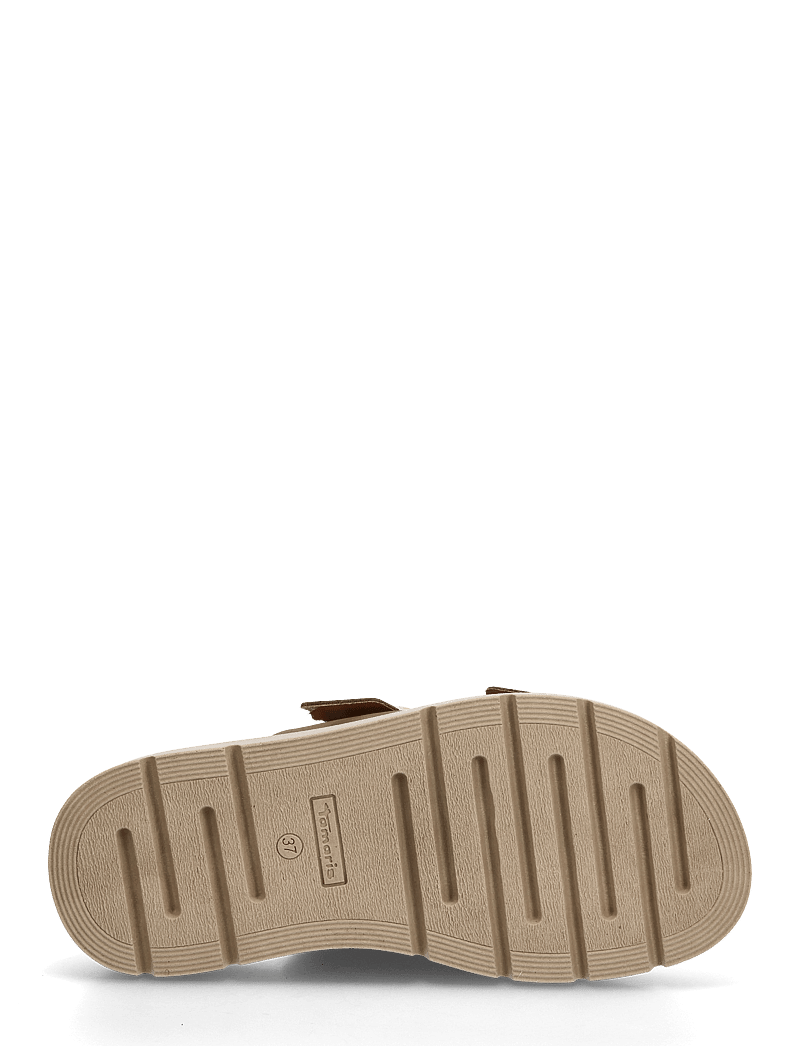 Tamaris - Women Slides - platte sandalen - taupe nubuc - 4