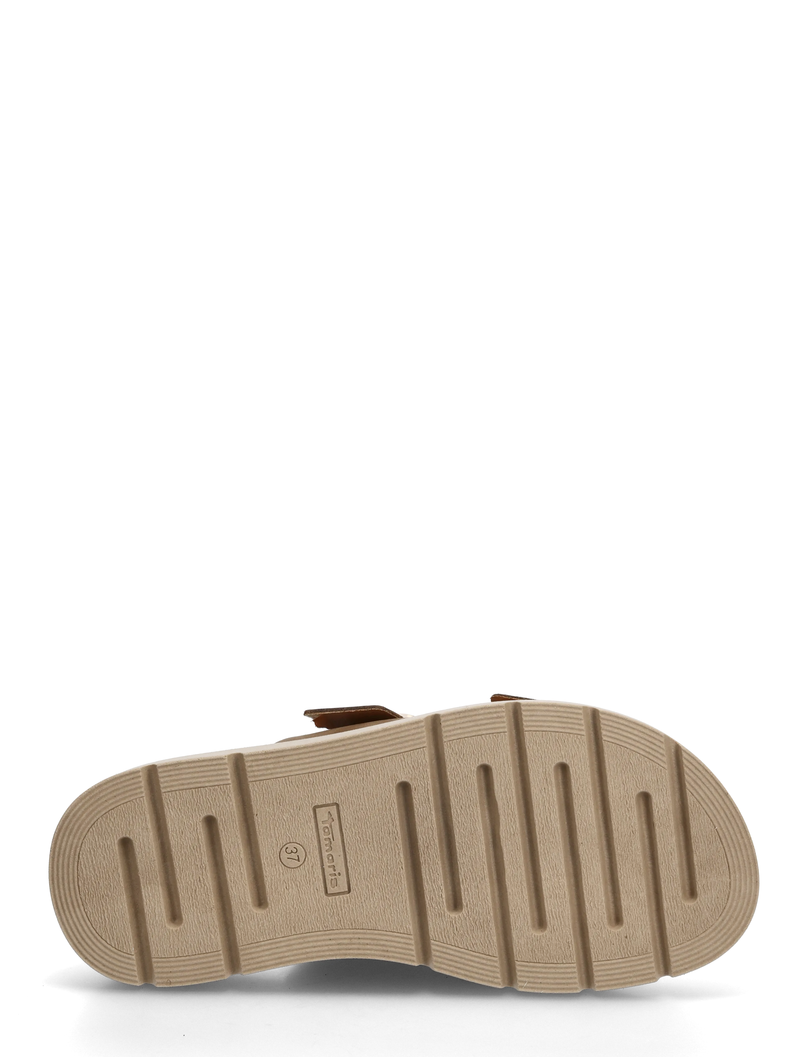 Tamaris - Women Slides - flade sandaler - taupe nubuc - 4