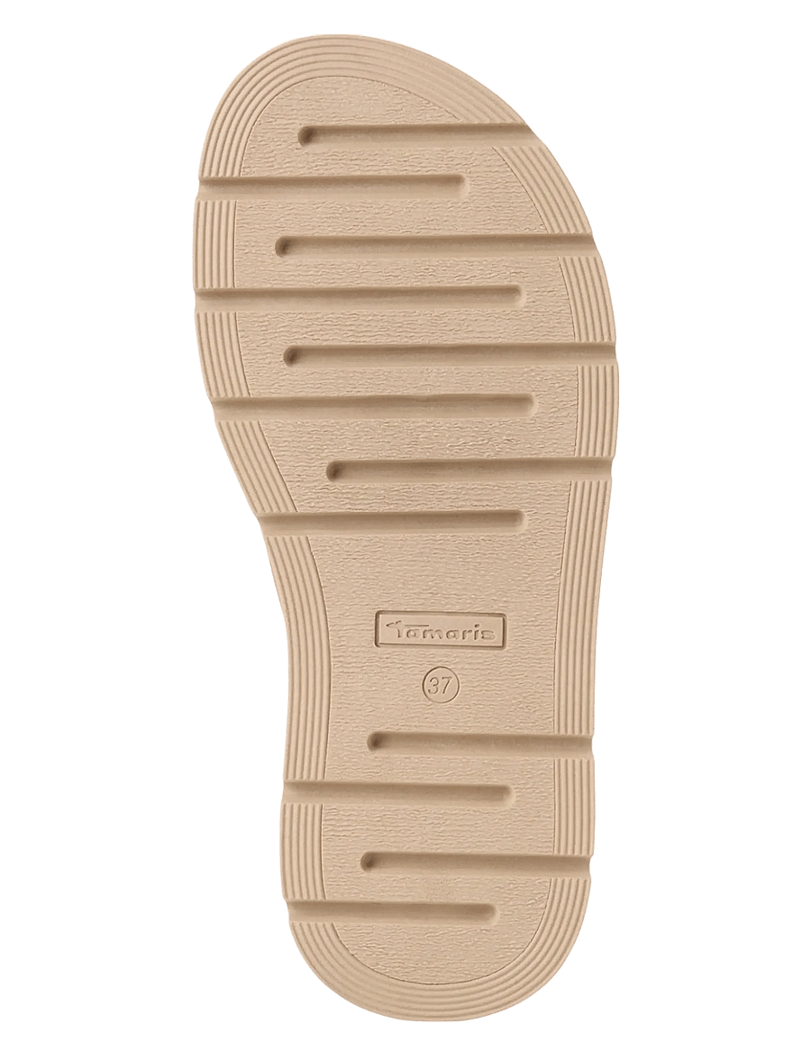 Tamaris - Women Slides - flache sandalen - taupe nubuc - 4