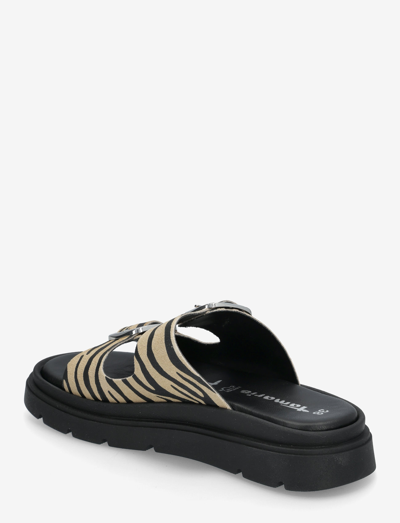 Tamaris - Women Slides - platta sandaler - zebra - 2