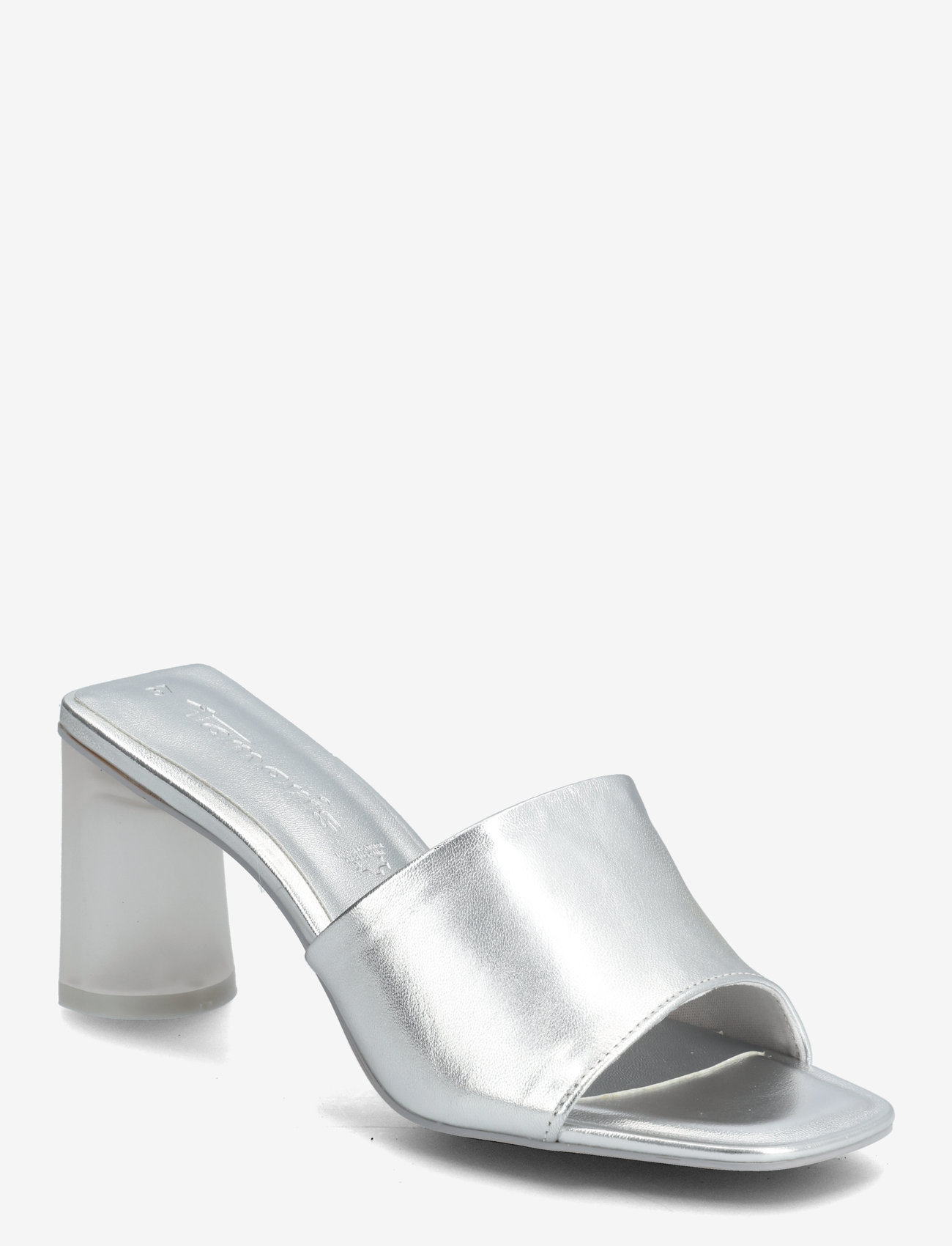 Tamaris - Women Slides - mules med klack - silver - 0