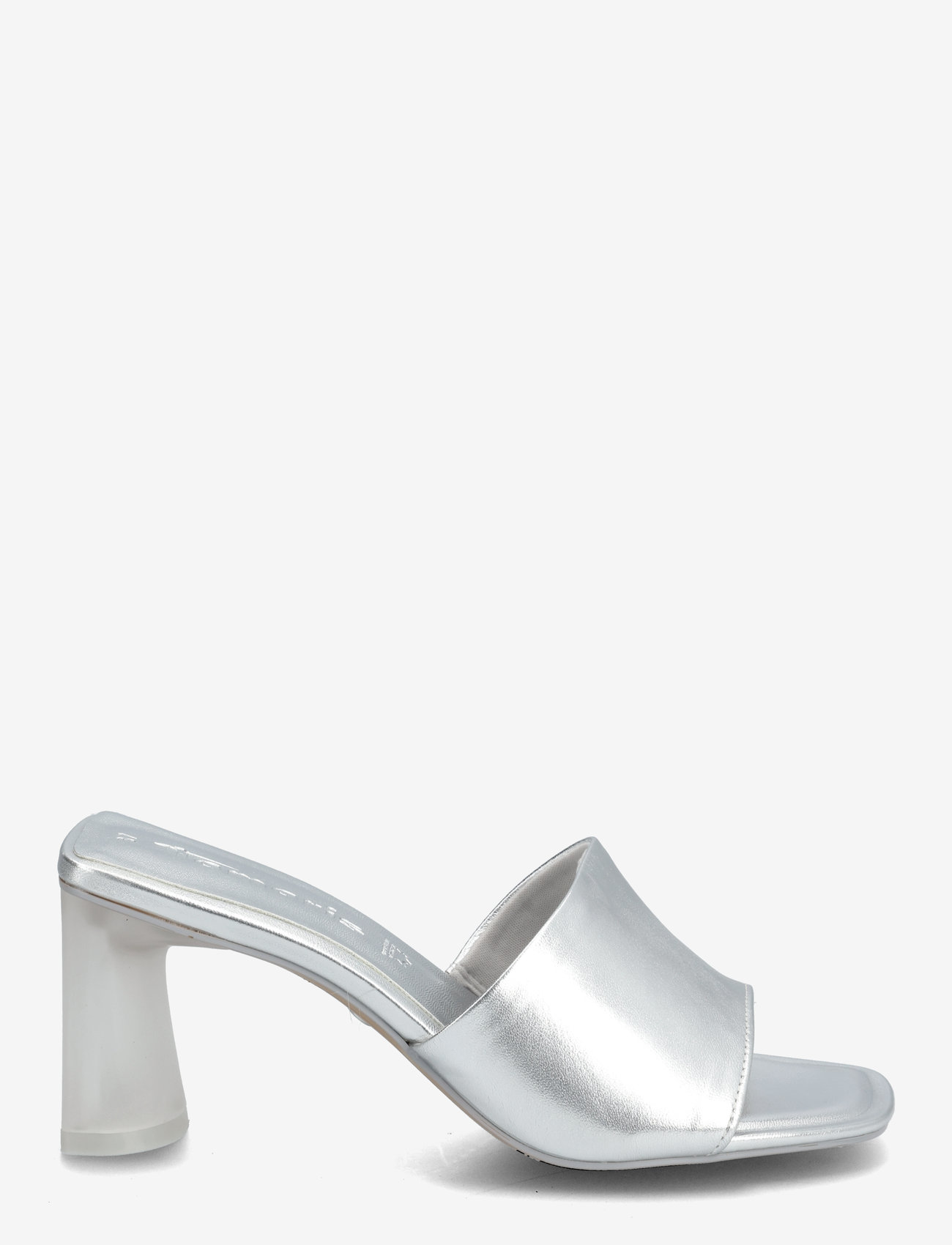 Tamaris - Women Slides - mules med klack - silver - 1