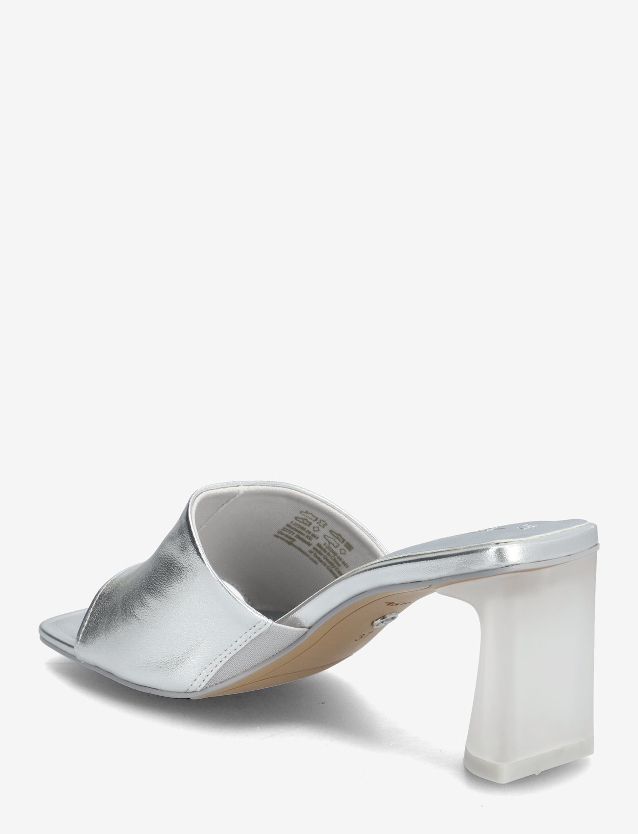 Tamaris - Women Slides - mules med klack - silver - 2