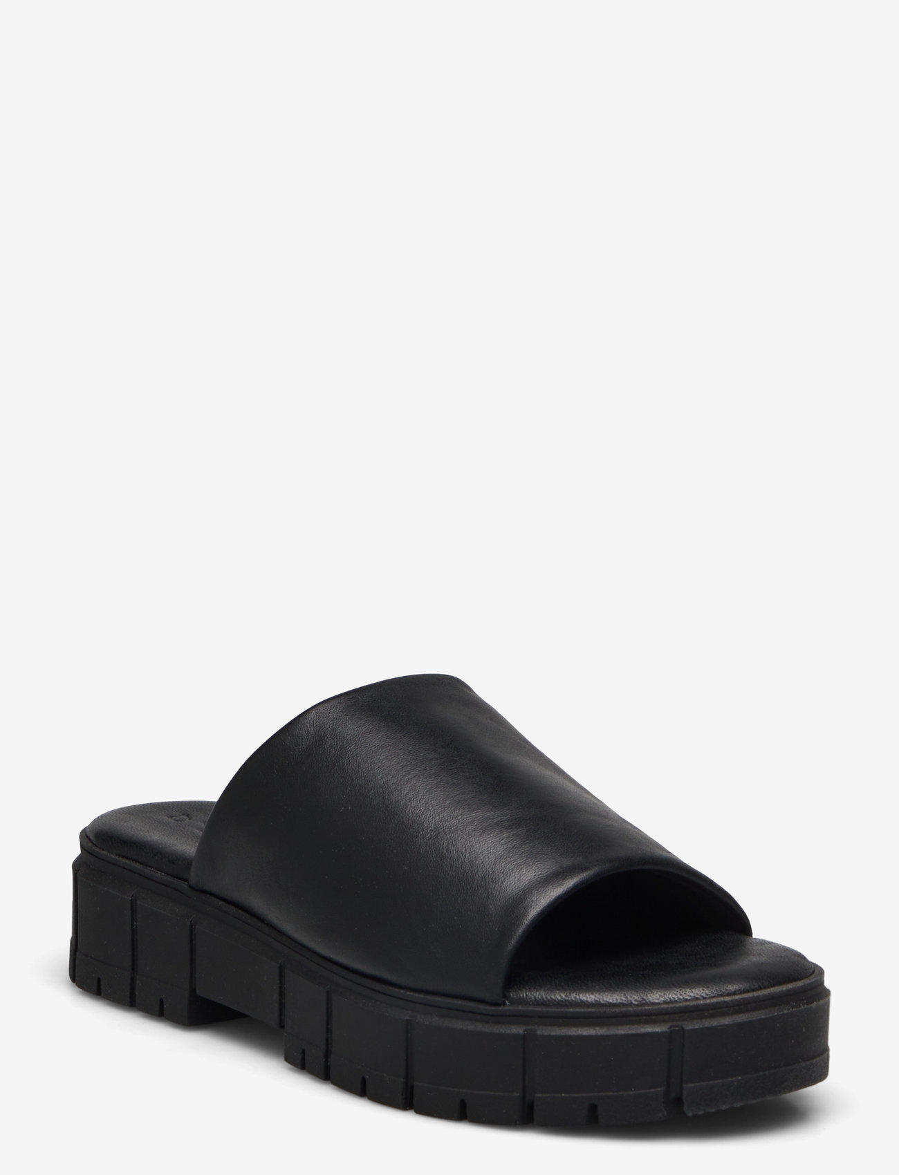 Tamaris - Women Slides - platta sandaler - black uni - 0