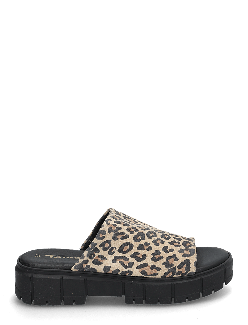 Tamaris - Women Slides - flache sandalen - leopard - 1