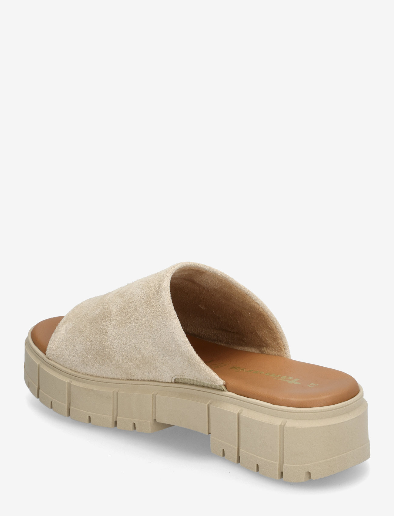 Tamaris - Women Slides - flade sandaler - tan suede - 2