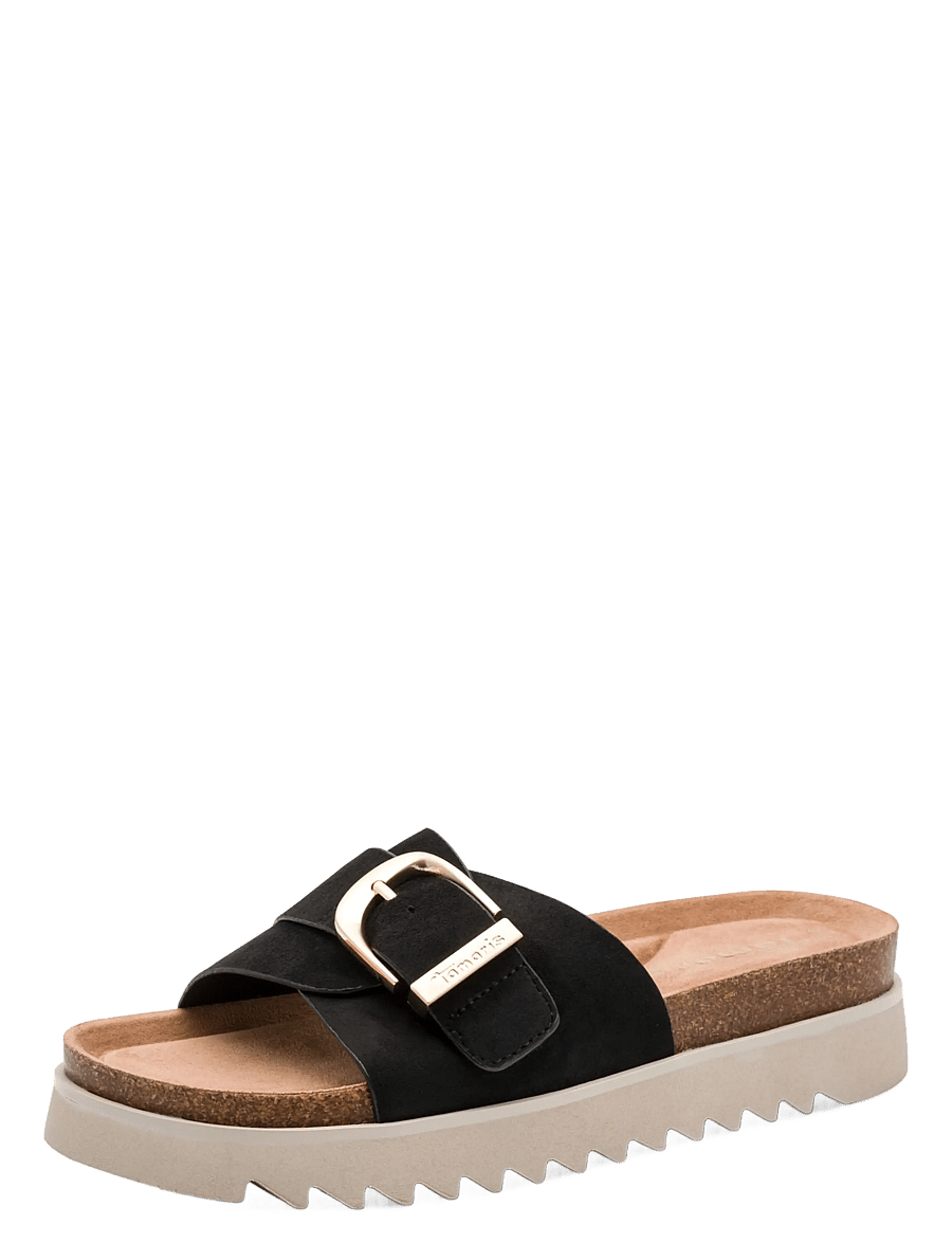 Tamaris - Women Slides - flat sandals - black - 0