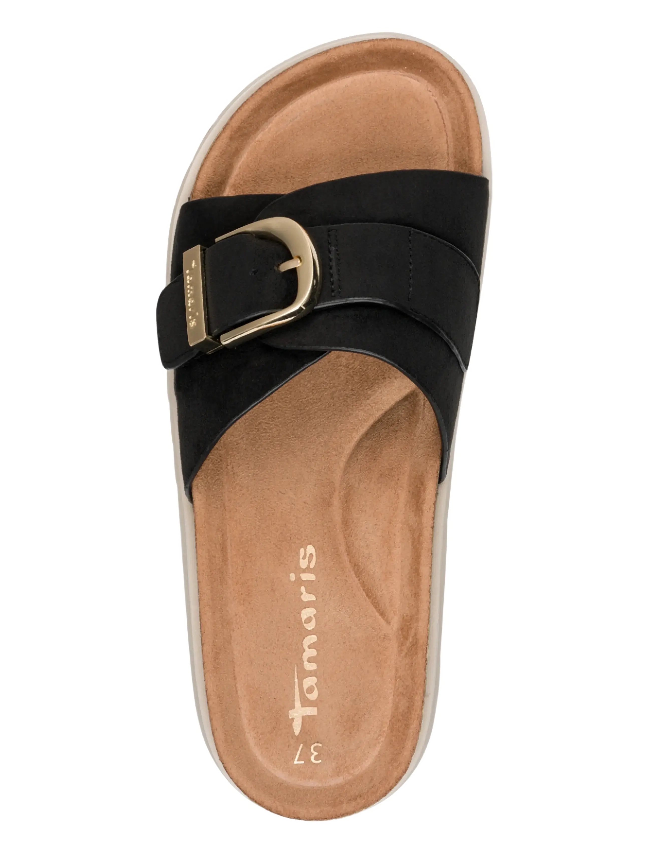 Tamaris - Women Slides - flat sandals - black - 4