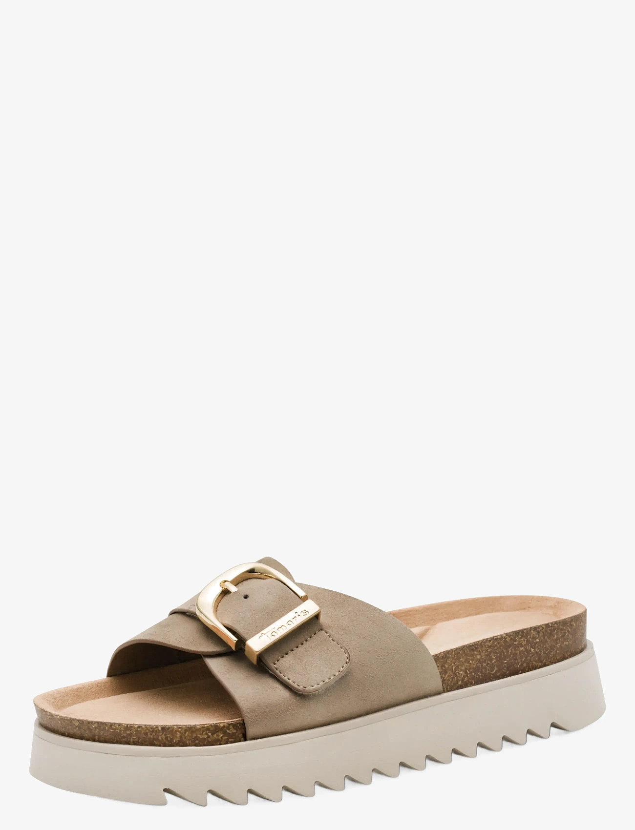 Tamaris - Women Slides - flade sandaler - taupe - 0