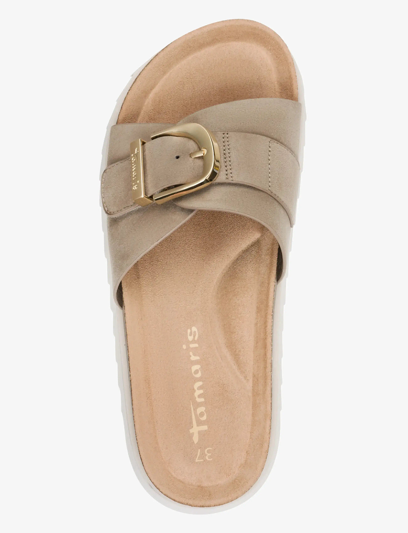 Tamaris - Women Slides - flade sandaler - taupe - 4
