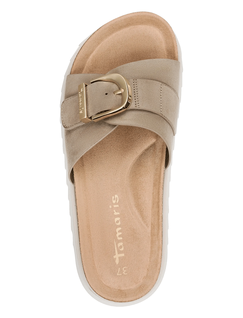 Tamaris - Women Slides - flade sandaler - taupe - 4