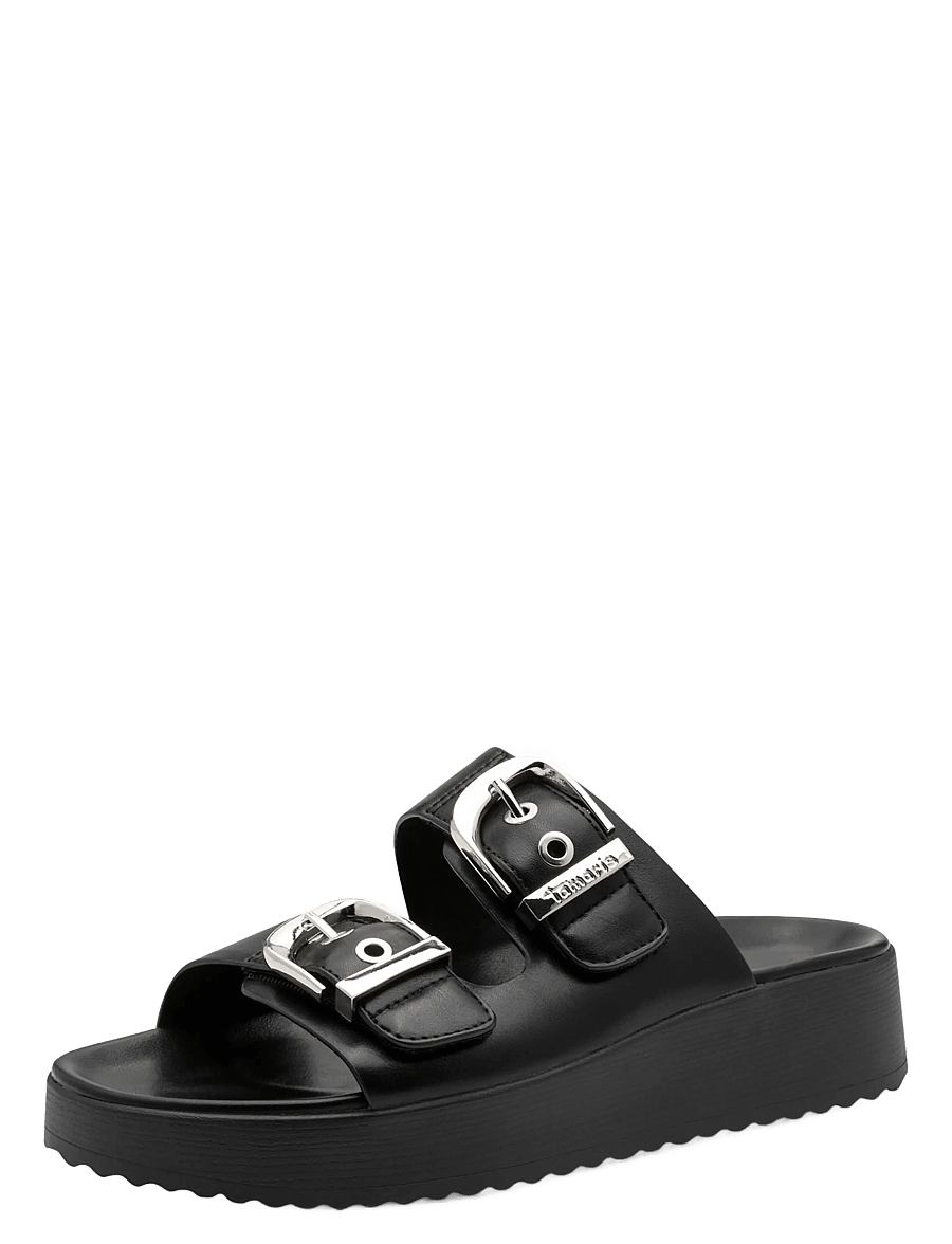 Tamaris - Women Slides - platta sandaler - black - 0