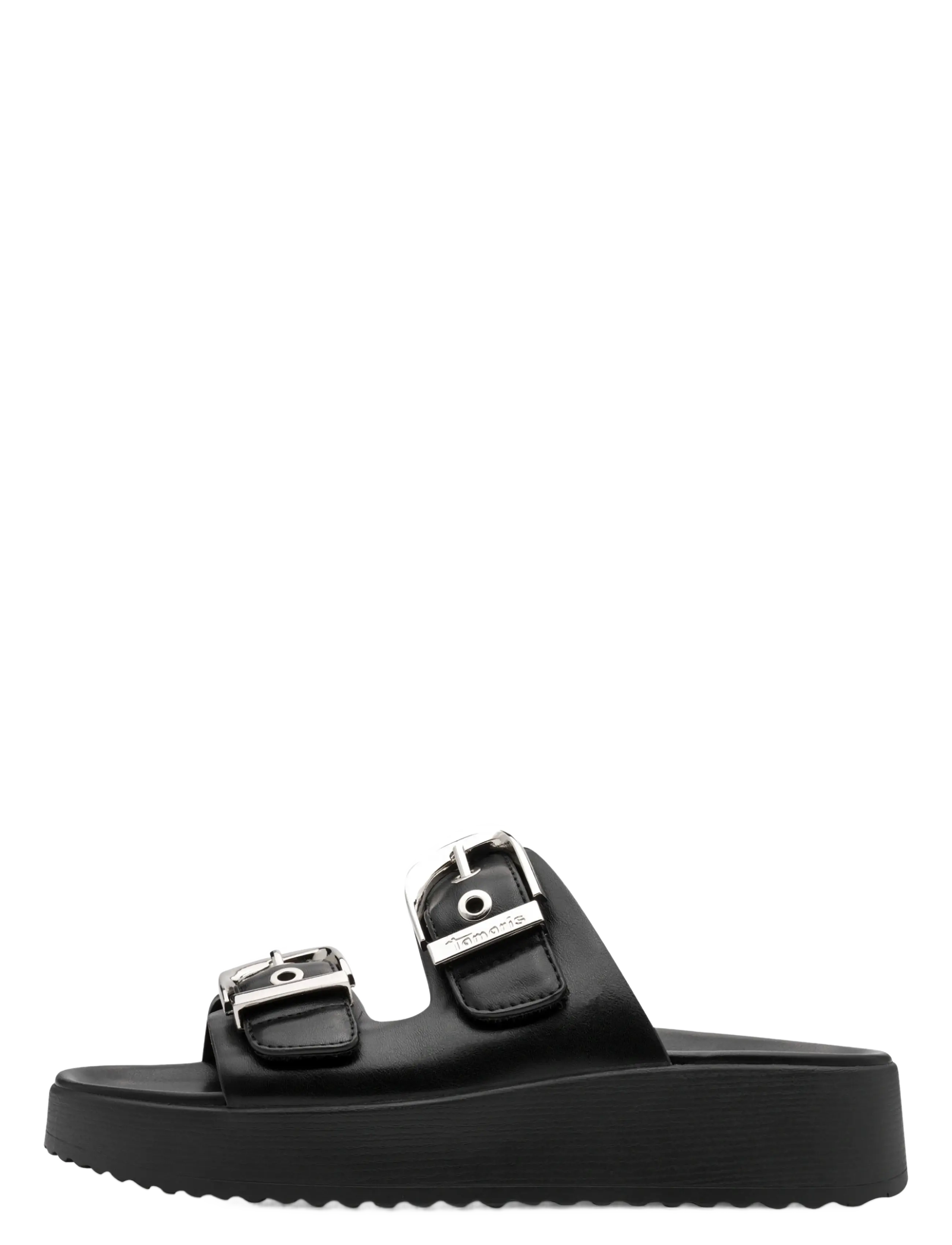Tamaris - Women Slides - platta sandaler - black - 1