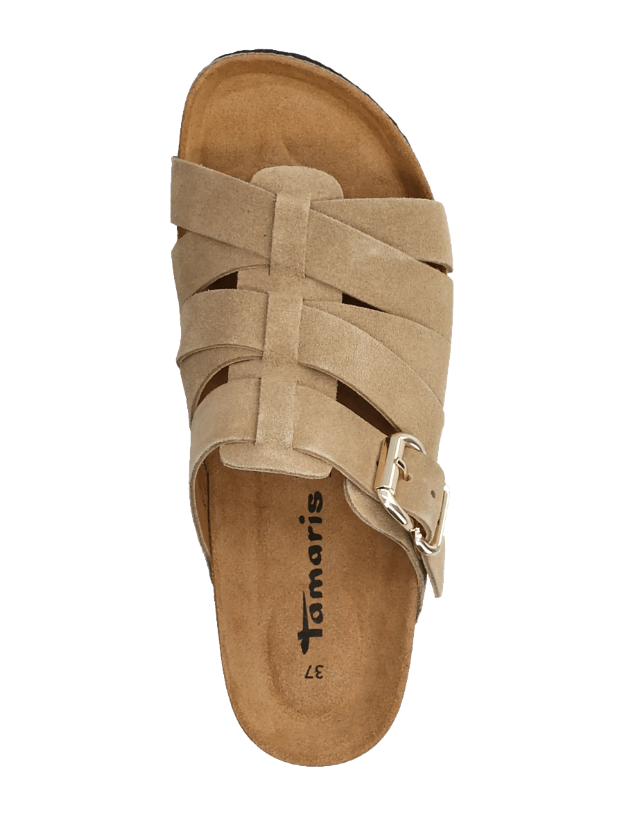 Tamaris - Women Slides - flache sandalen - taupe - 4