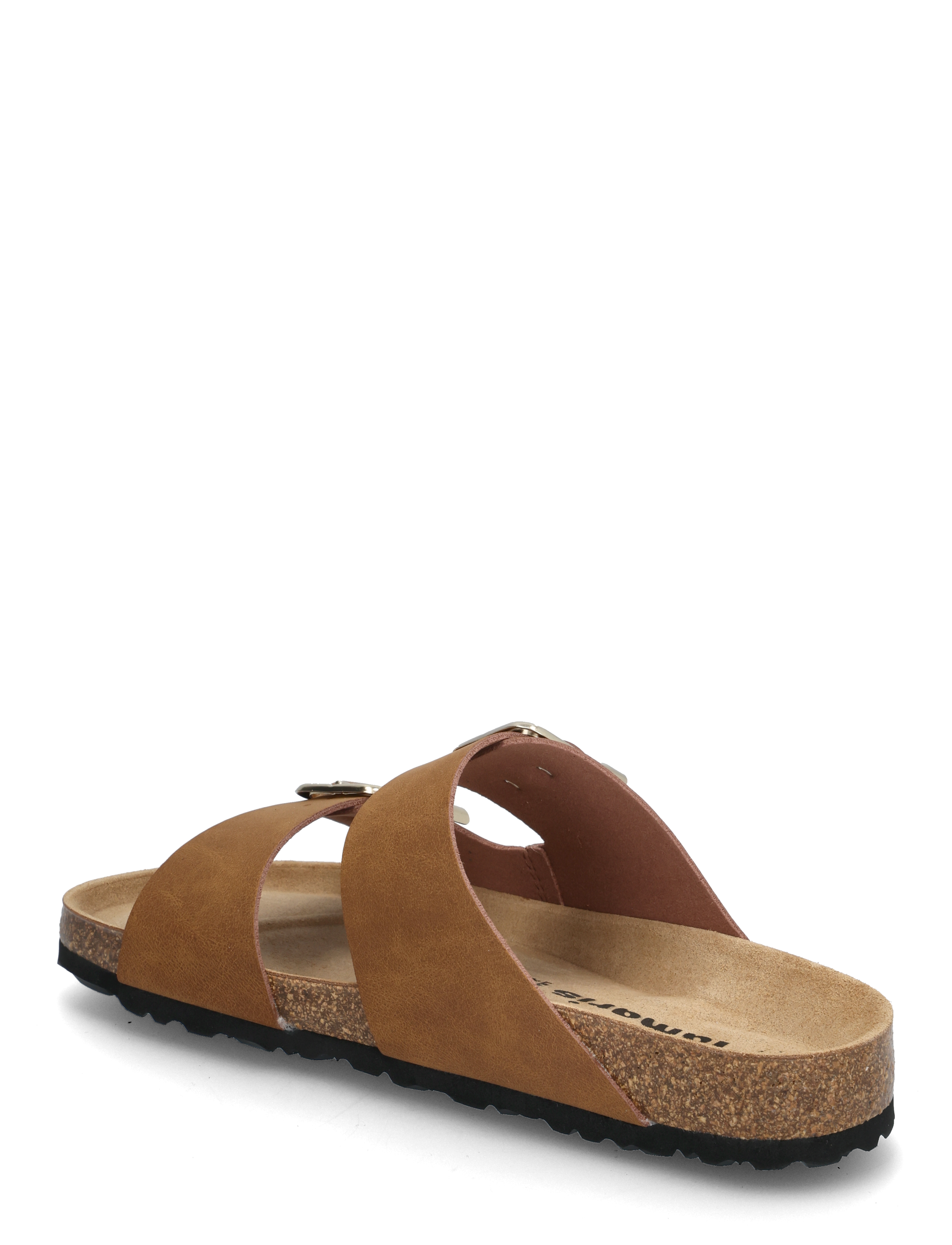Tamaris - Women Slides - cognac nubuc - 2