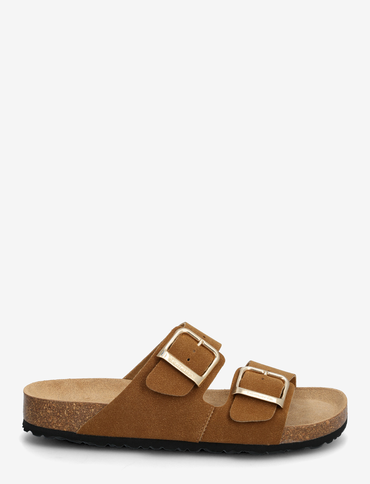 Tamaris - Women Slides - flade sandaler - cognac nubuc - 1