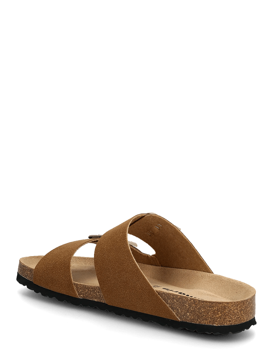 Tamaris - Women Slides - flade sandaler - cognac nubuc - 2