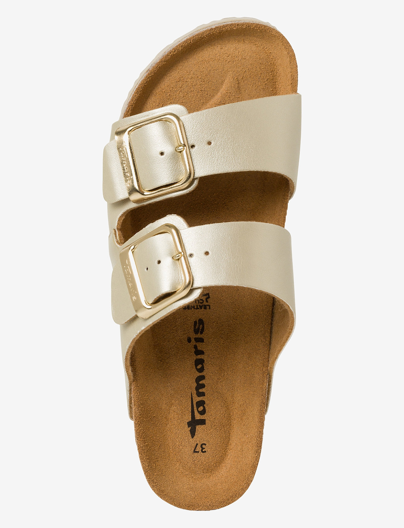 Tamaris - Women Slides - flache sandalen - light gold - 1