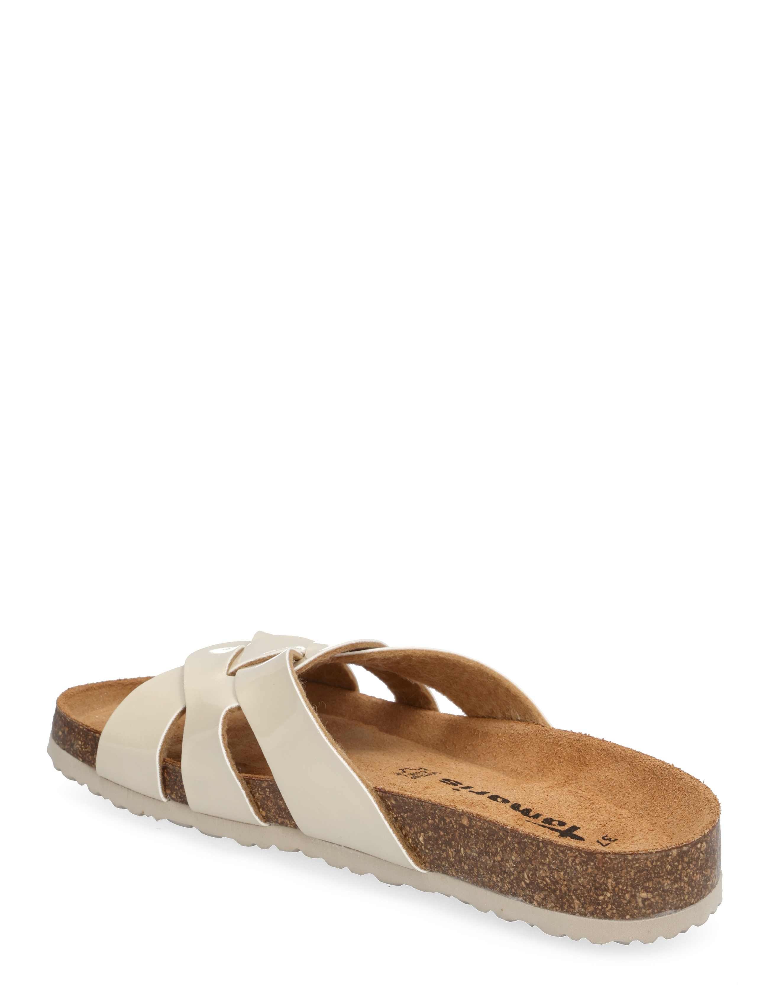 Tamaris - Women Slides - nude patent - 2