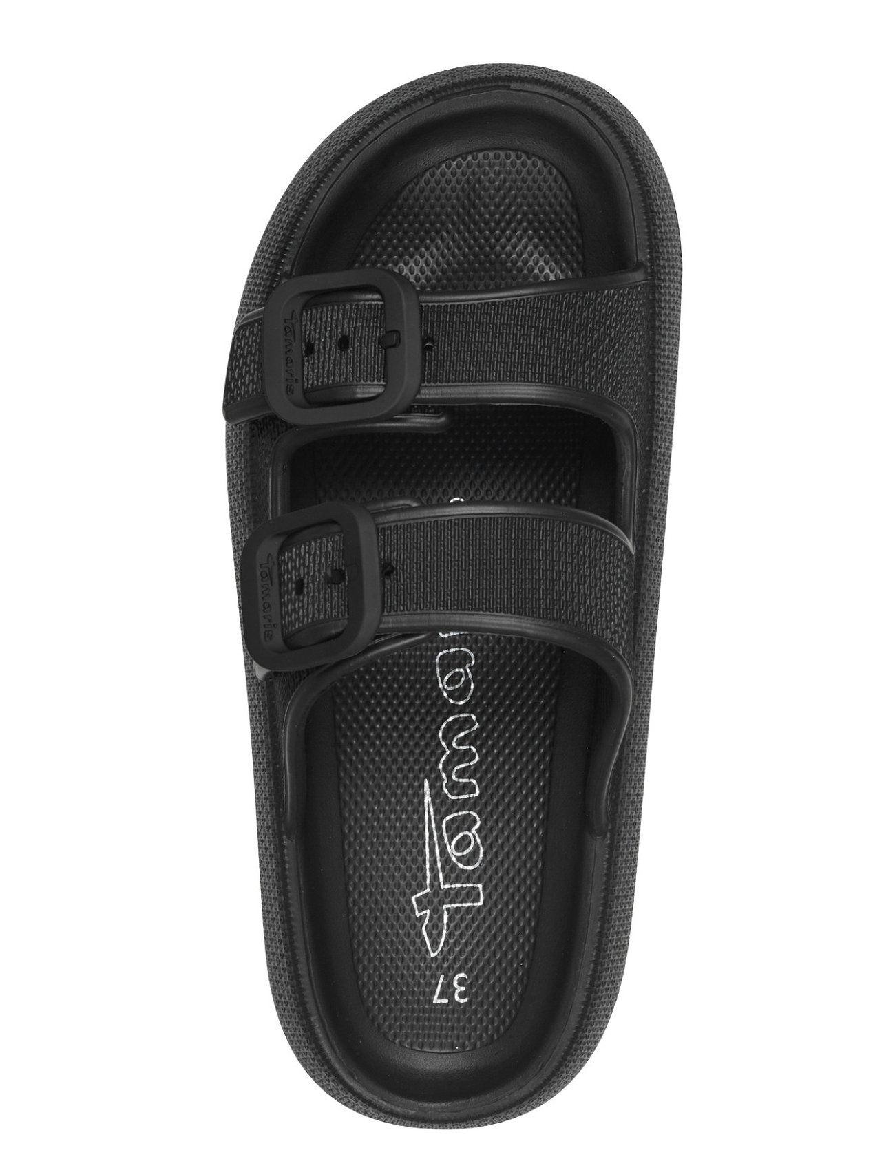 Tamaris - Women Slides - flat sandals - black - 1