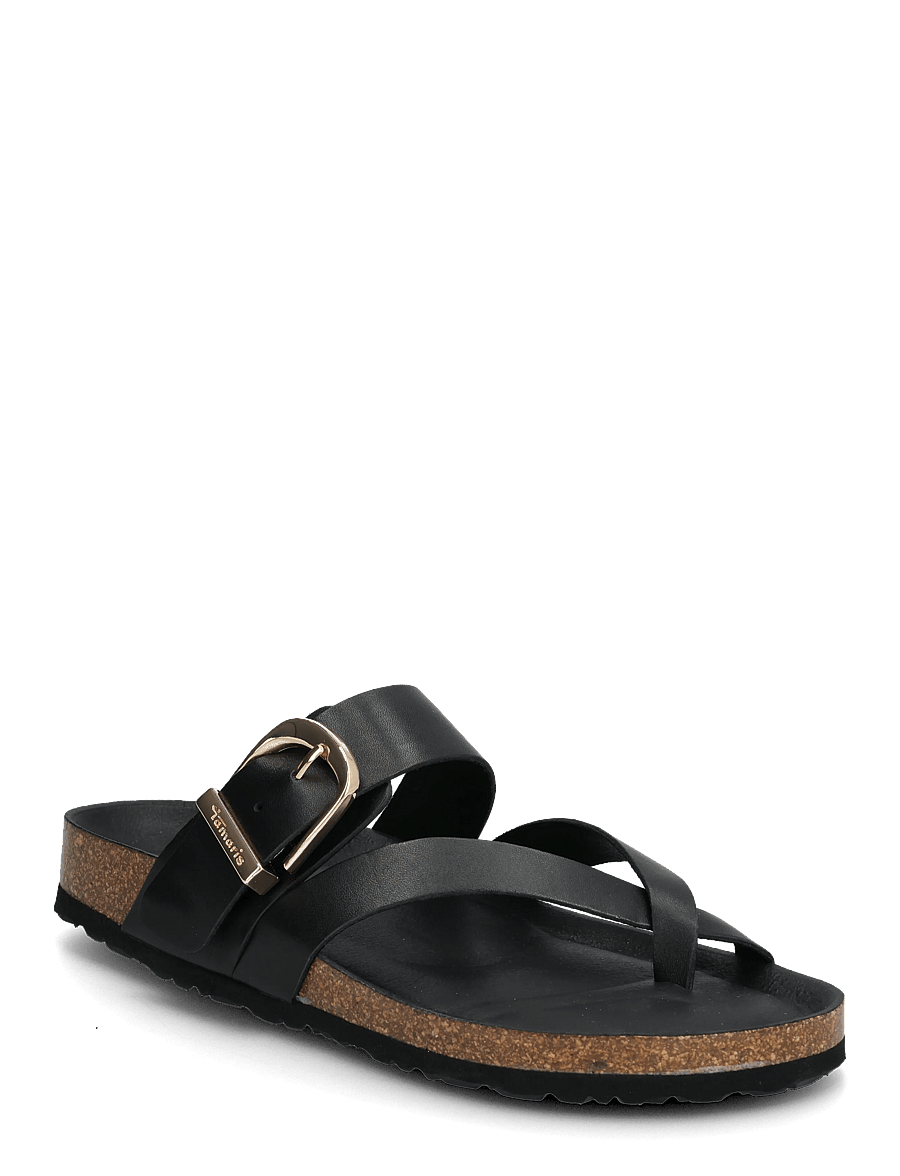 Tamaris - Women Slides - flat sandals - black - 1