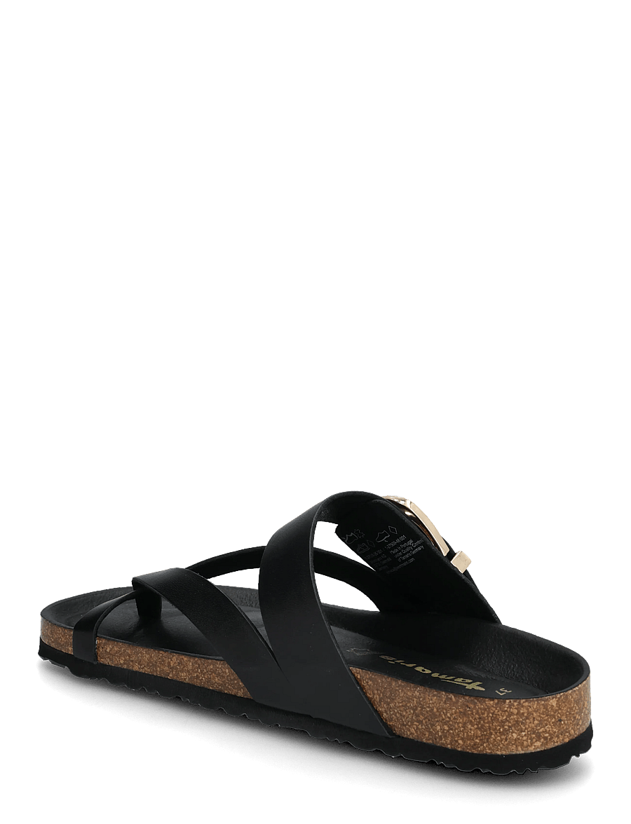 Tamaris - Women Slides - flat sandals - black - 3