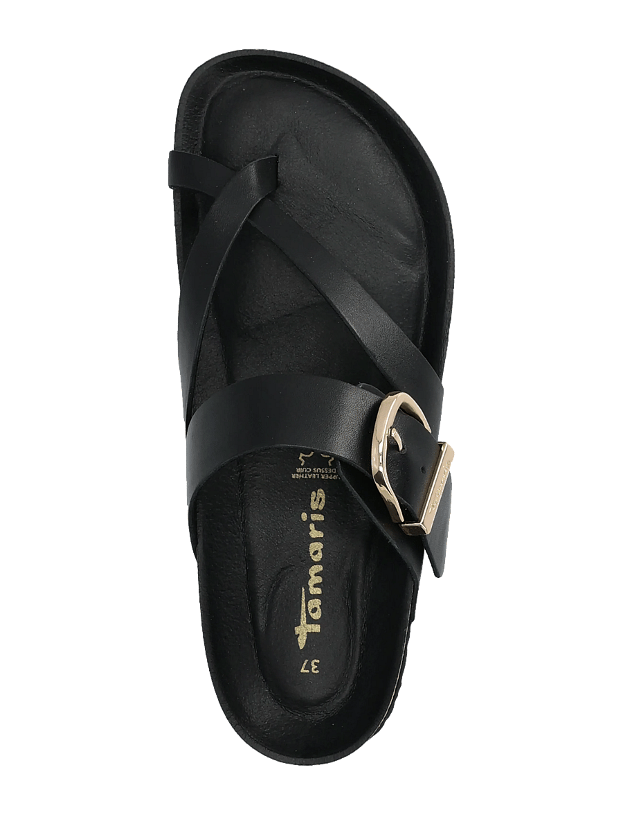 Tamaris - Women Slides - flat sandals - black - 4