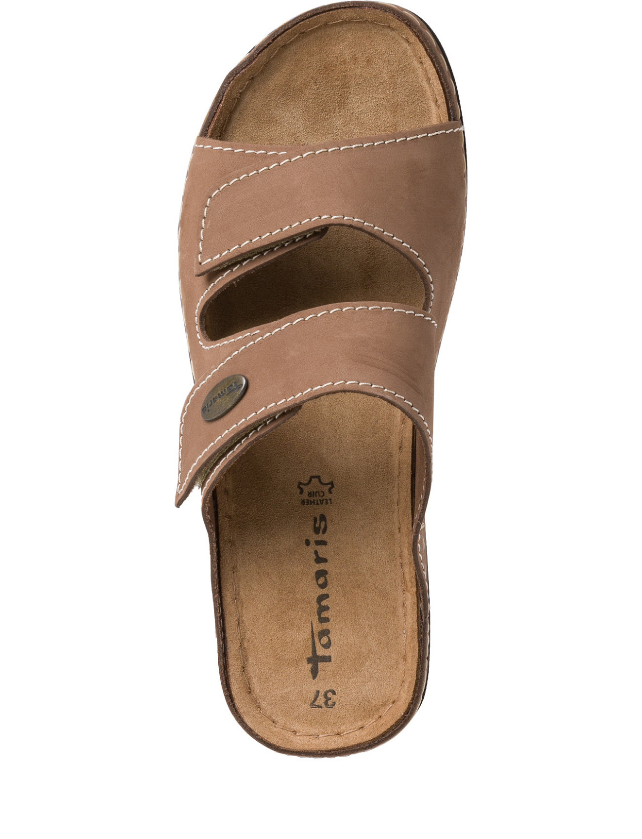 Tamaris - Women Slides - platte sandalen - taupe - 1