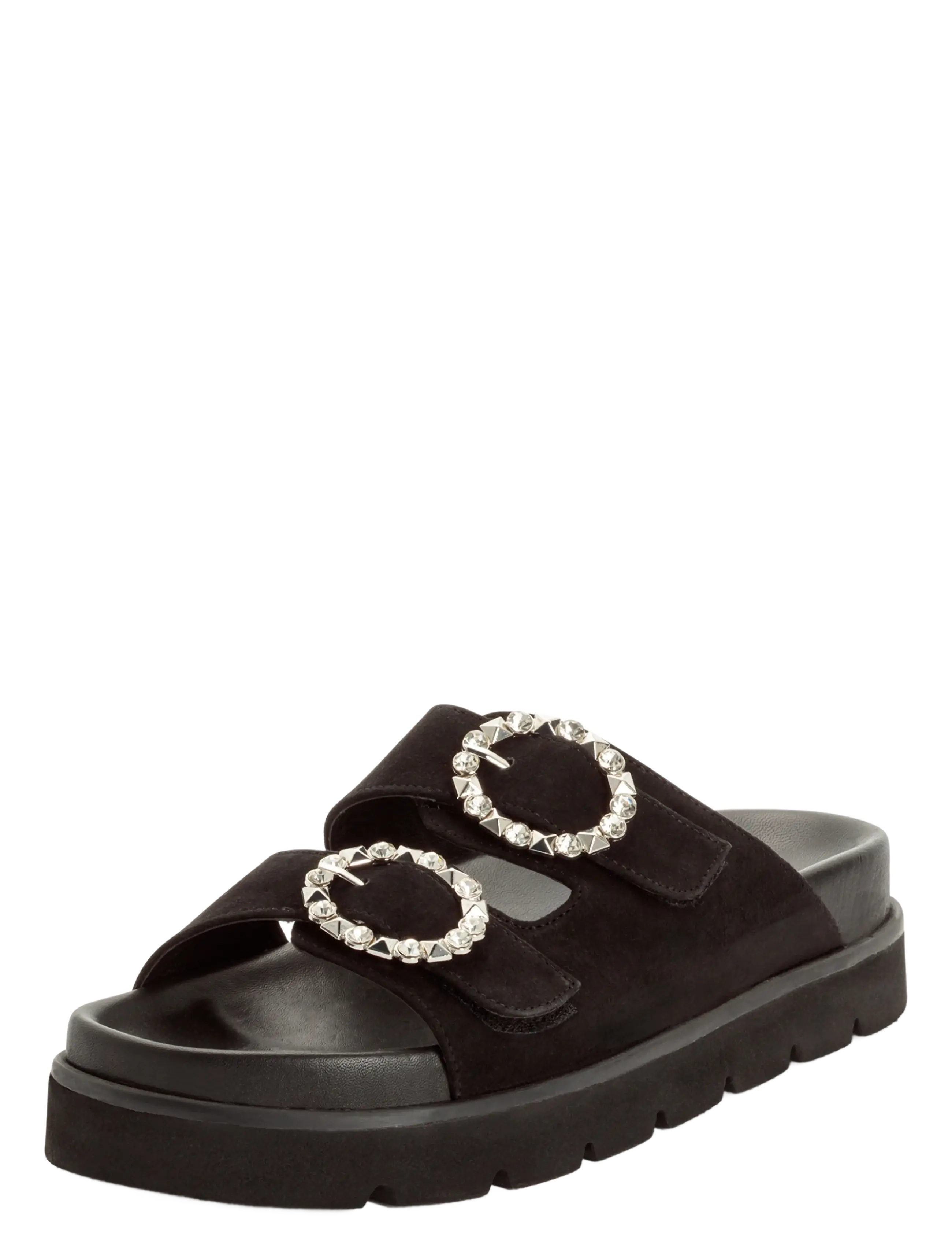 TAMARIS Damen Slides Schwarz - 39 - Damen