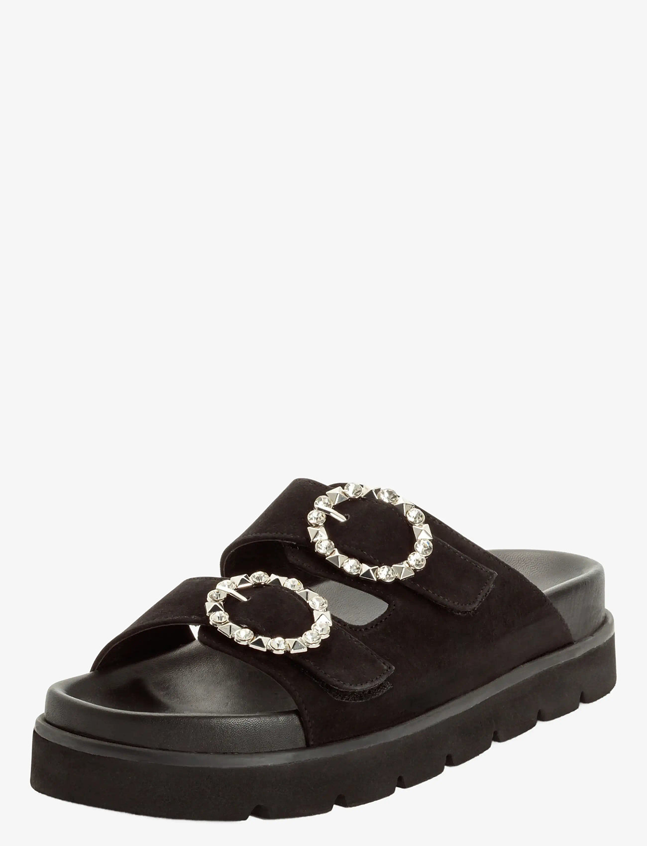 Tamaris - Women Slides - kontsata sandaalid - black suede - 0