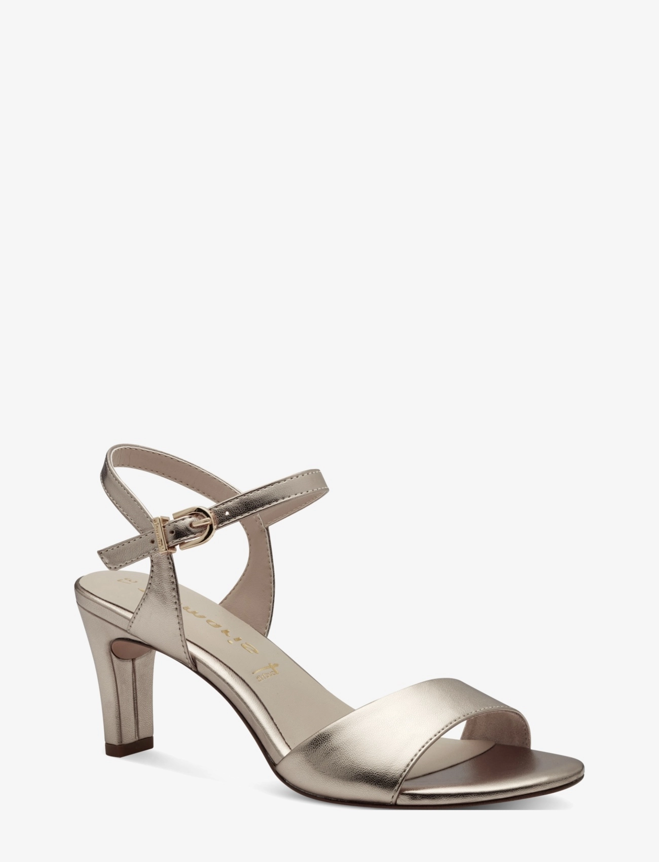 Tamaris Women Sandals, 41, Heels, Gold - Heeled Frauen
