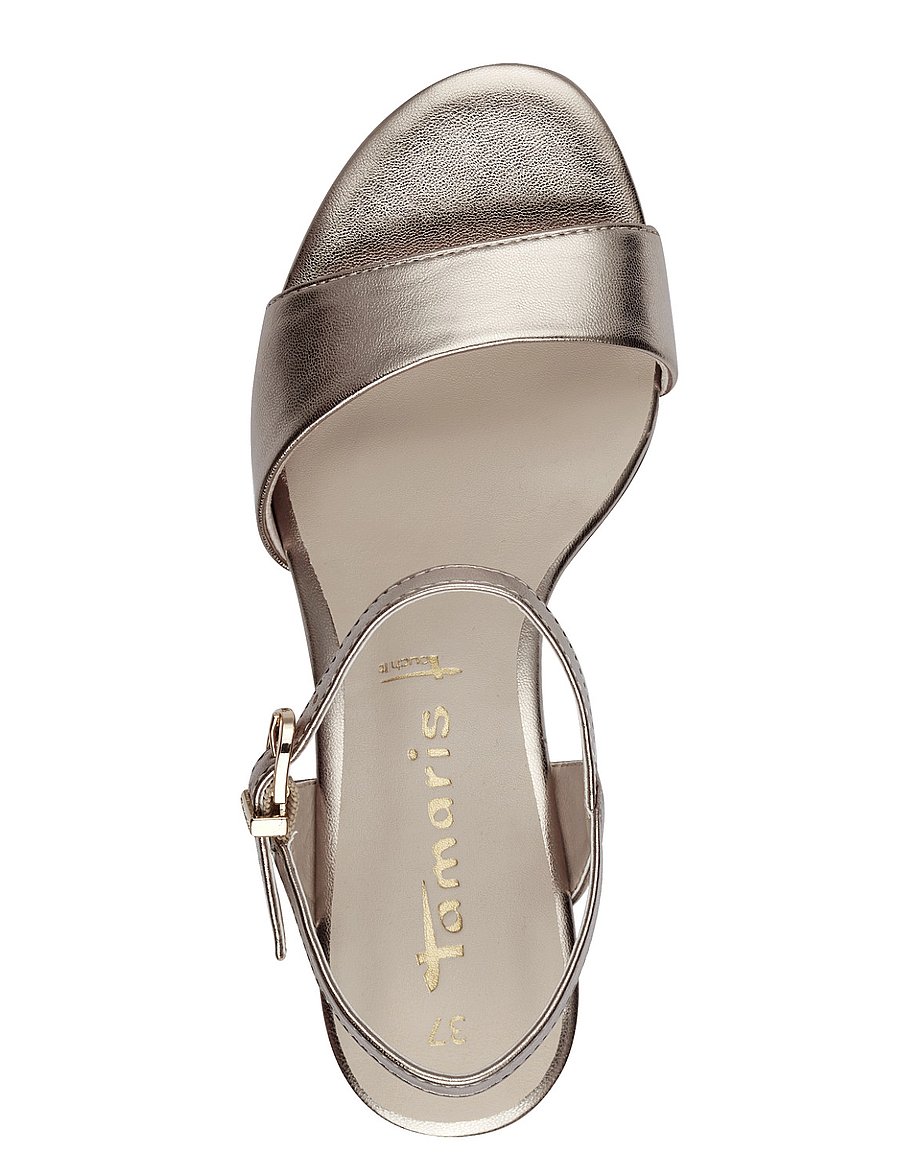 Tamaris - Women Sandals - konfirmation - light gold - 1