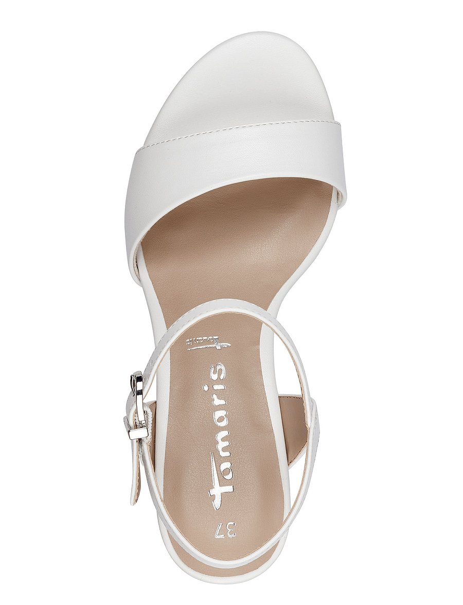 Tamaris - Women Sandals - konfirmation - white matt - 1
